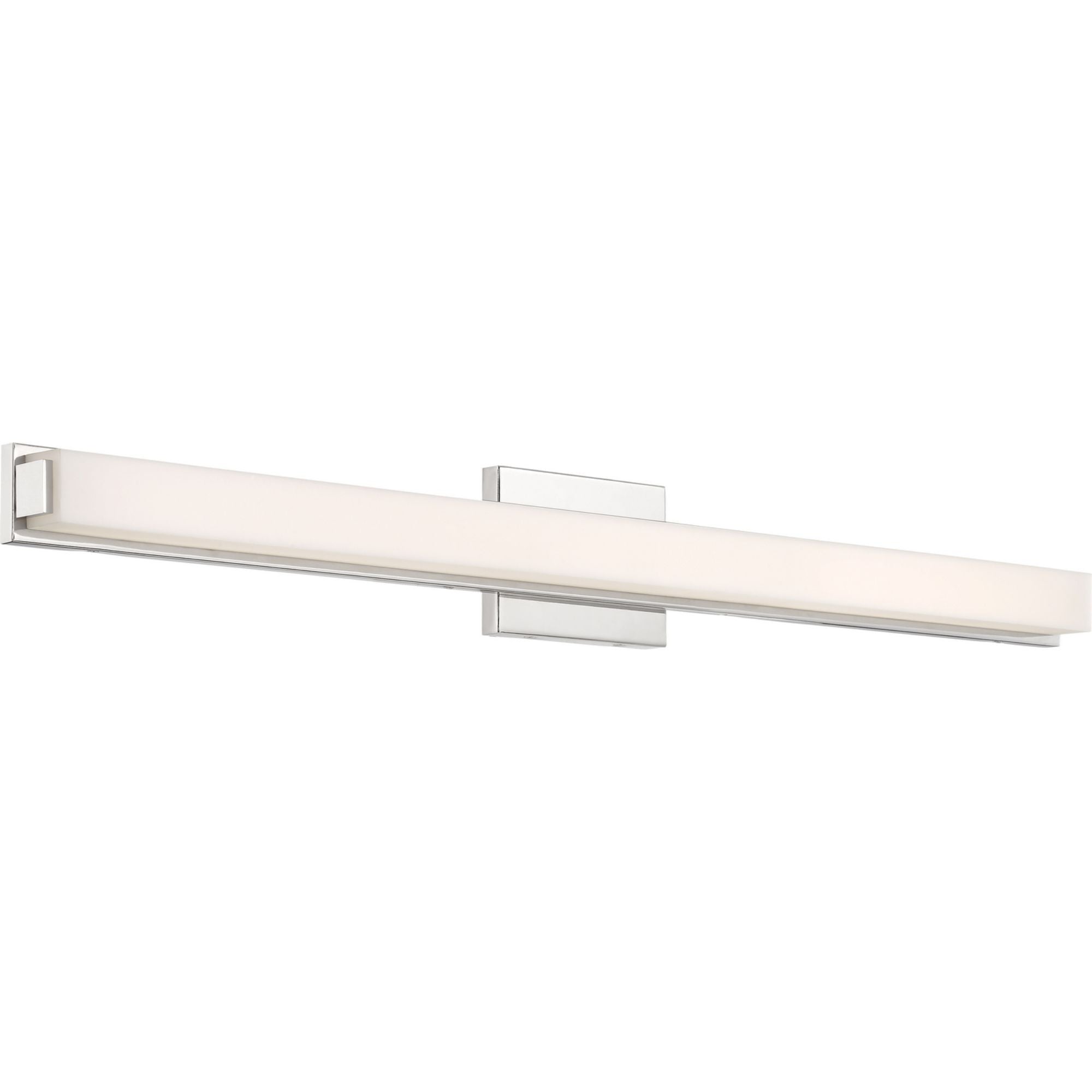 Slick 36" LED Vanity, Polished Nickel Finish - Bees Lighting