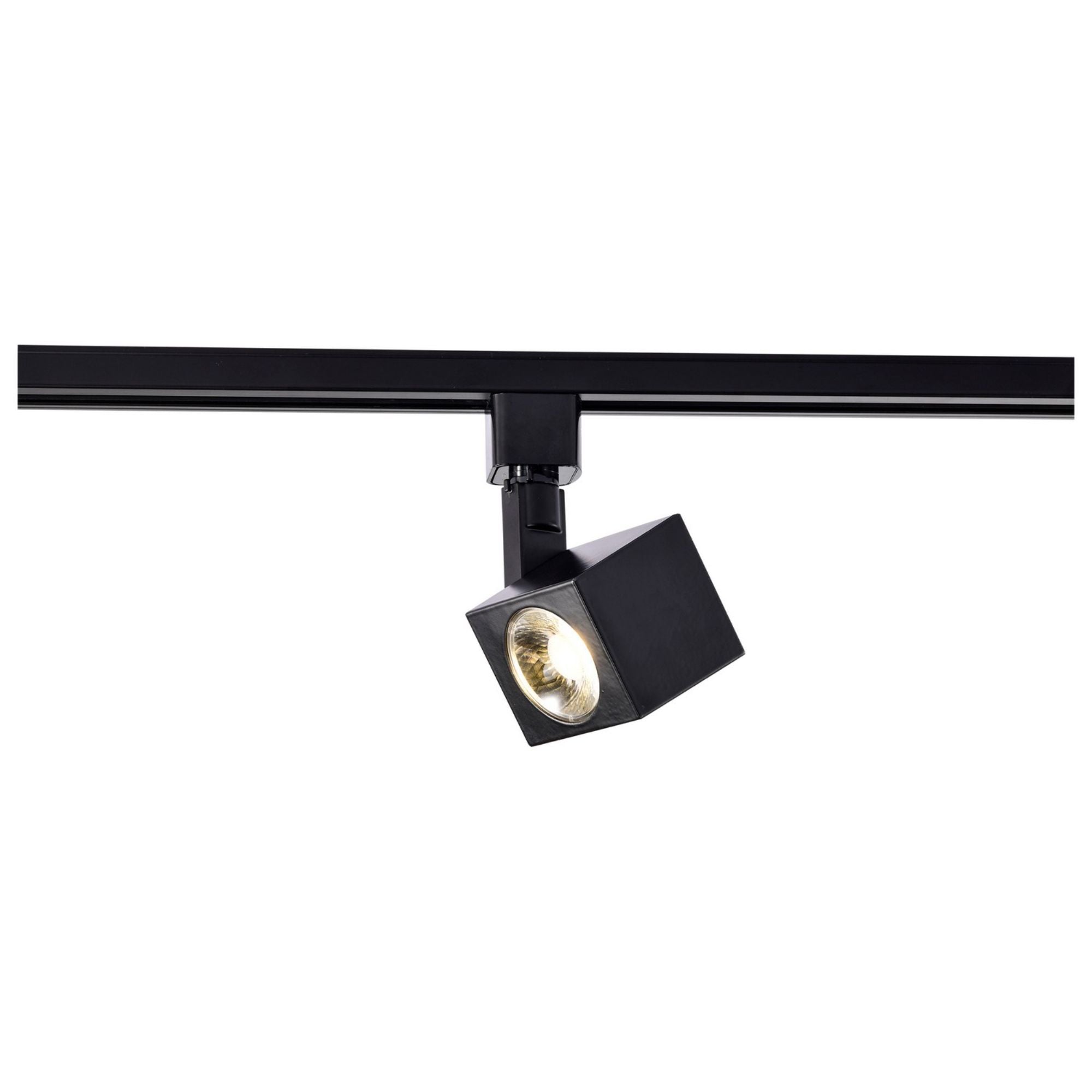LED Track Head Square 12W 1000 Lumens 3000K, Halo, 36°, Black - Bees Lighting