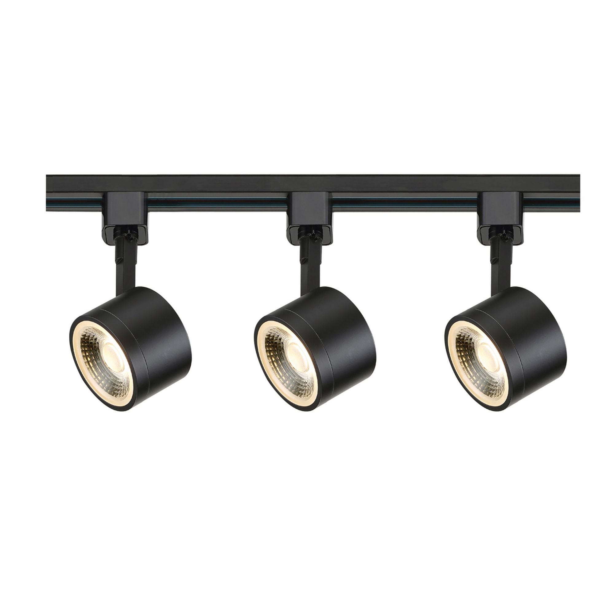 Satco|Nuvo 4ft 3 Lights Round LED Track Kit 36W 3000 Lumens 3000K - Bees Lighting