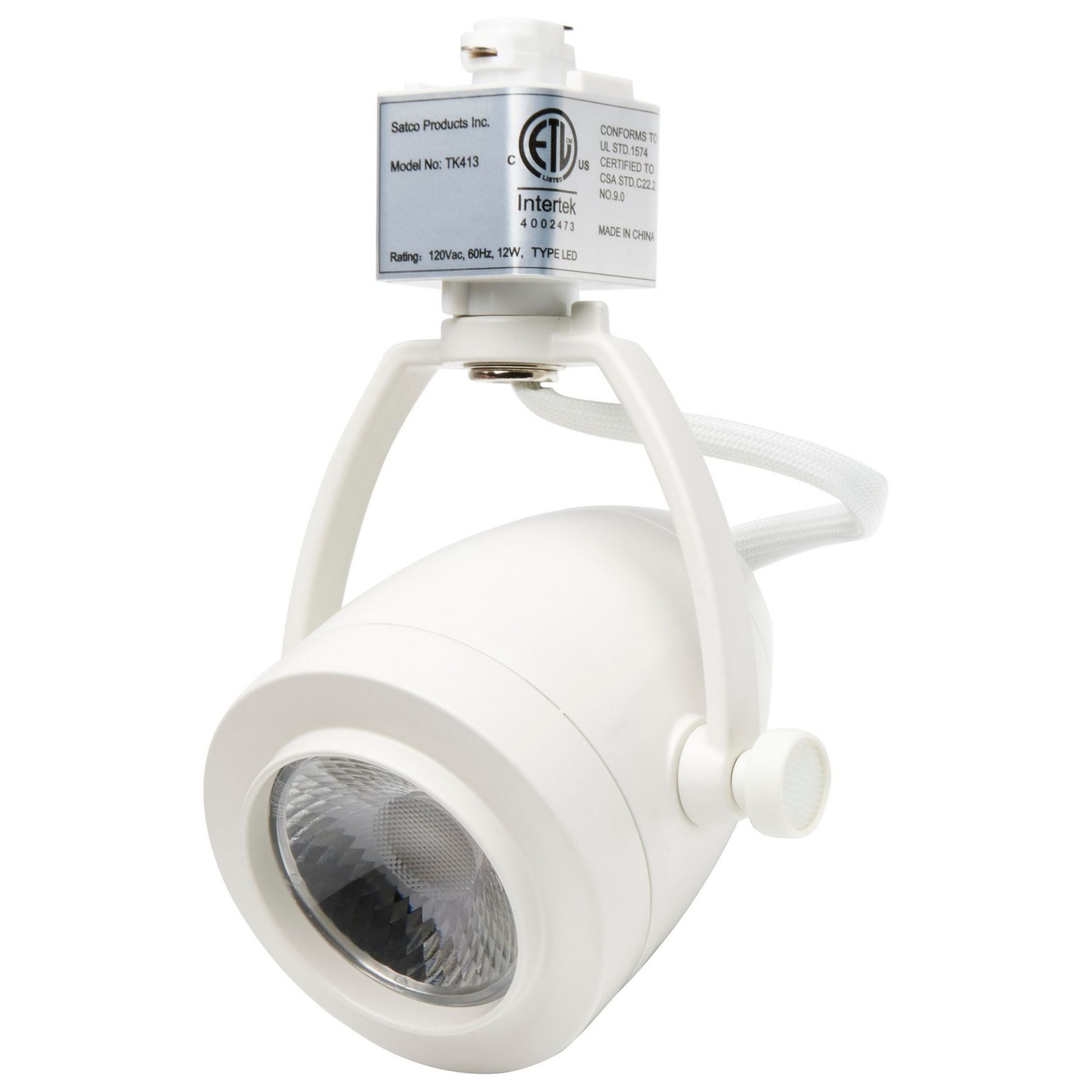 4ft 3 Lights Pinch Back LED Track Kit 36W 3000 Lumens 3000K, Halo, 36°, White - Bees Lighting