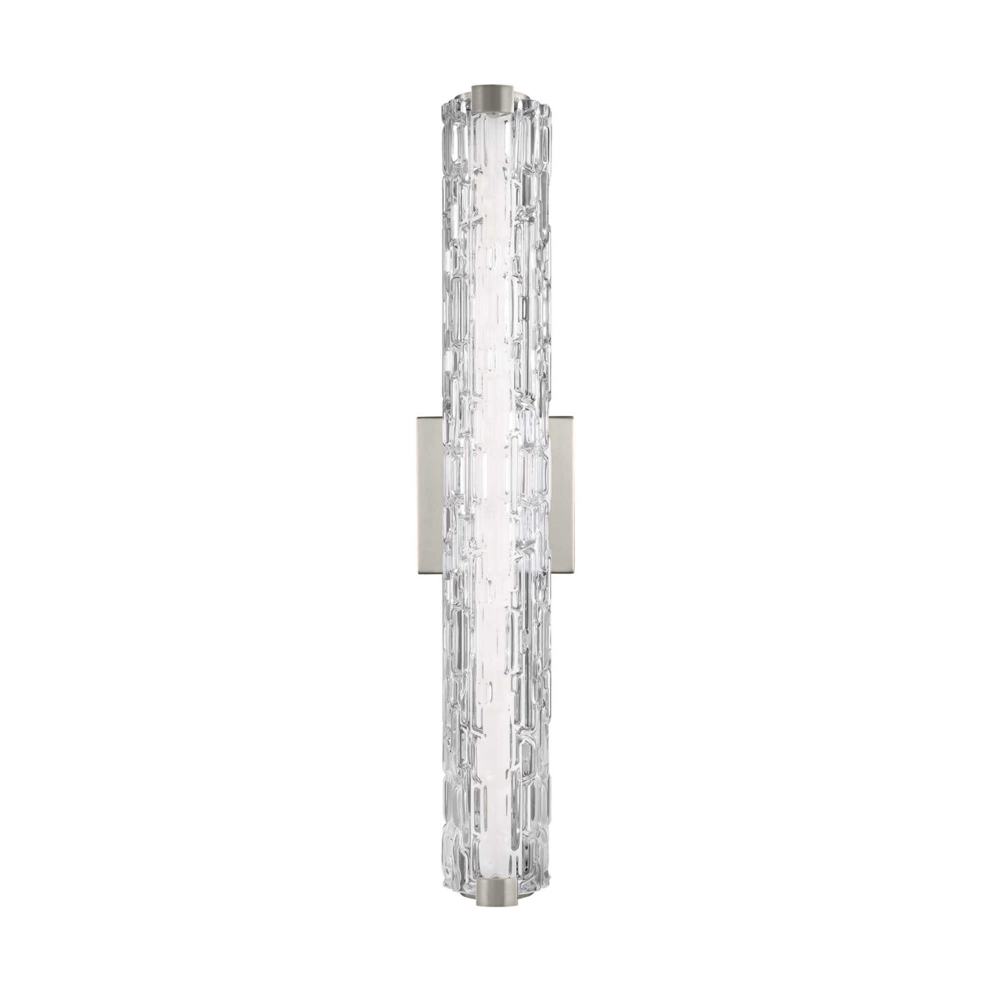 Cutler 24" LED Linear Vanity Light, Satin Nickel Finish - Bees Lighting