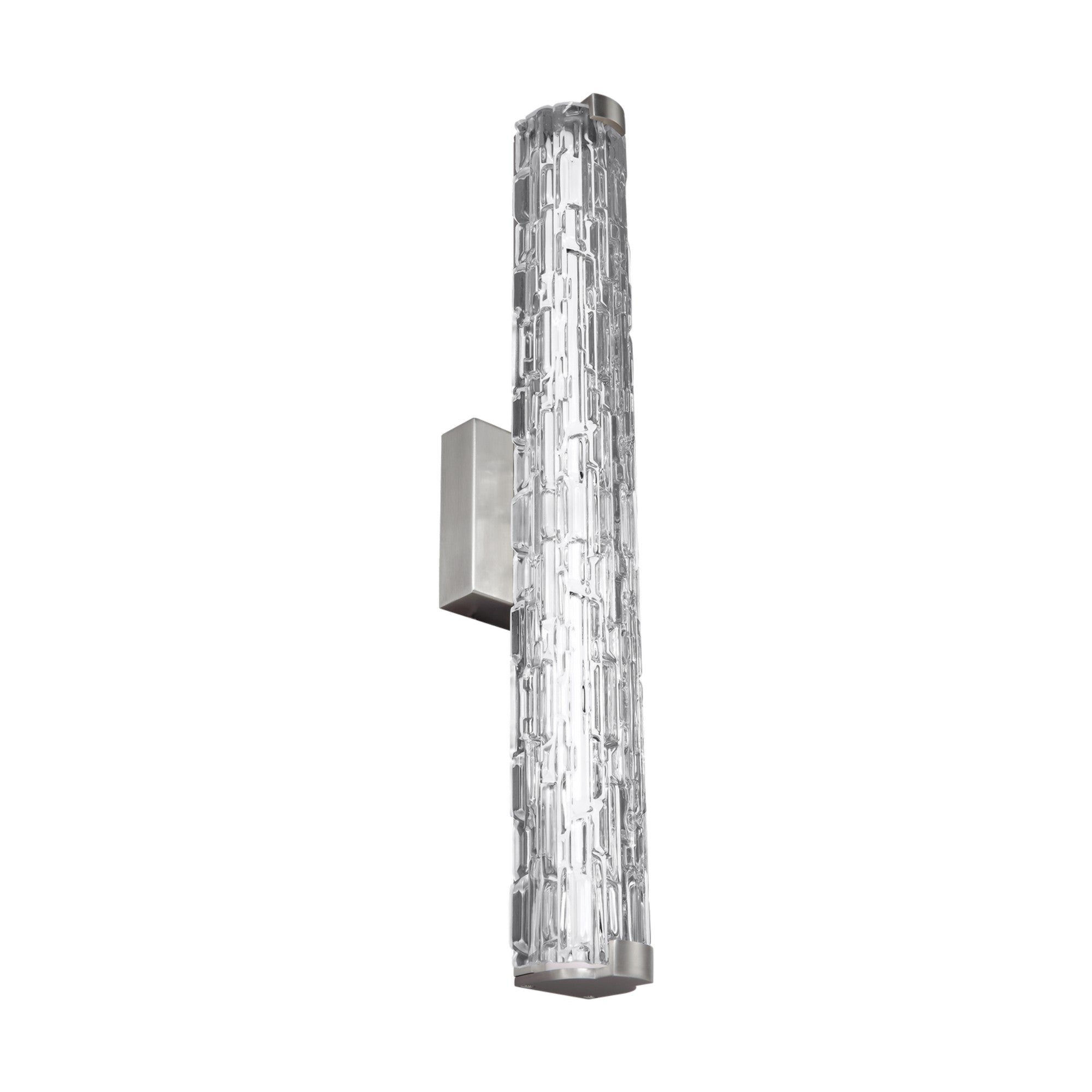 Cutler 24" LED Linear Vanity Light, Satin Nickel Finish - Bees Lighting