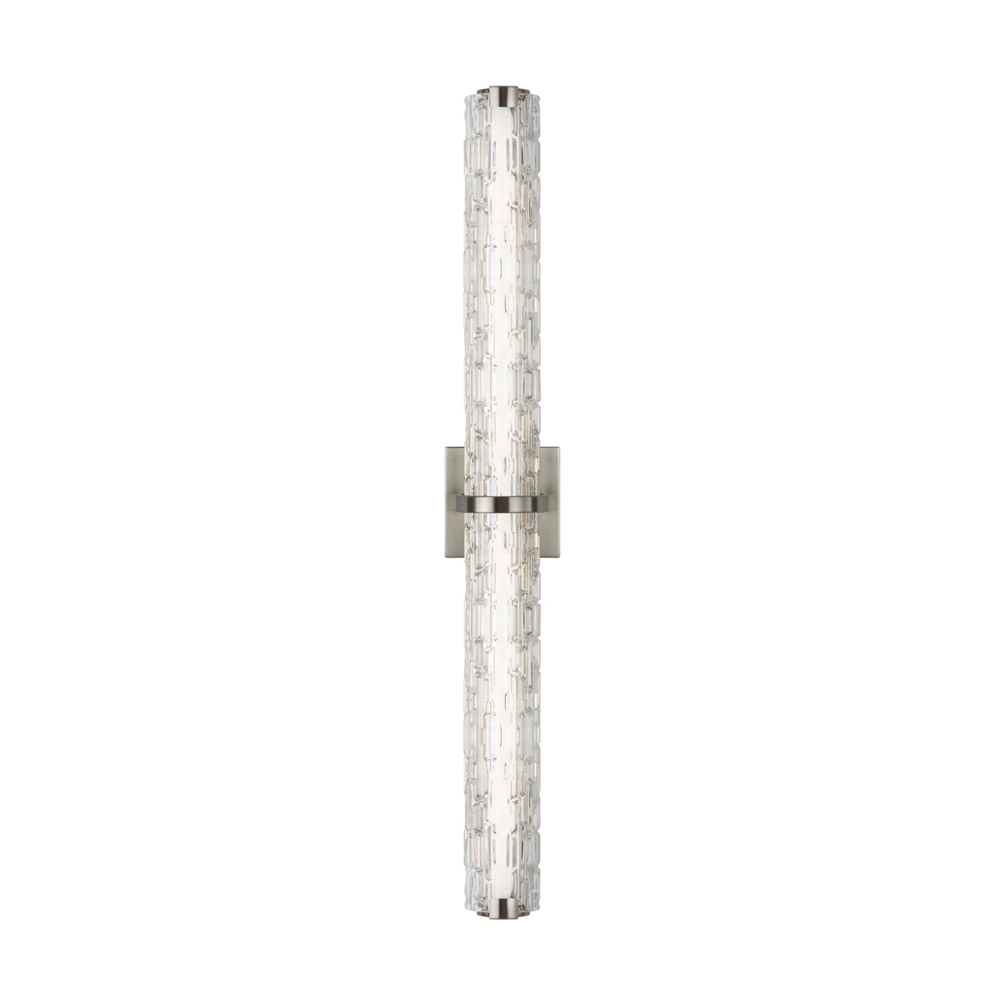 Cutler 36" LED Linear Vanity Light, Satin Nickel Finish - Bees Lighting