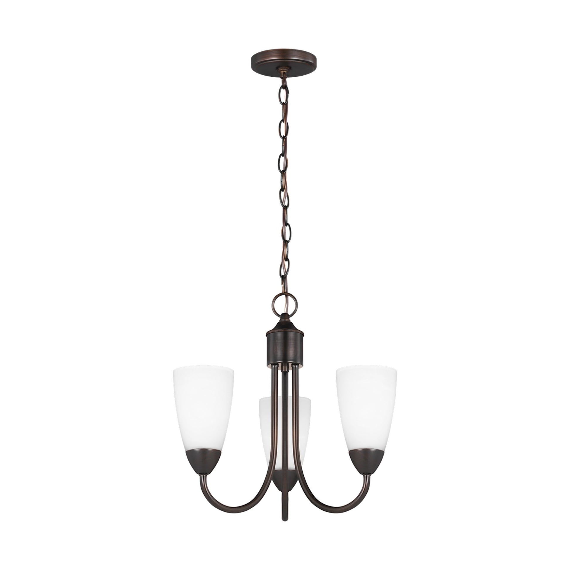 Seville 17" 3-Light Chandelier, Bronze Finish - Bees Lighting