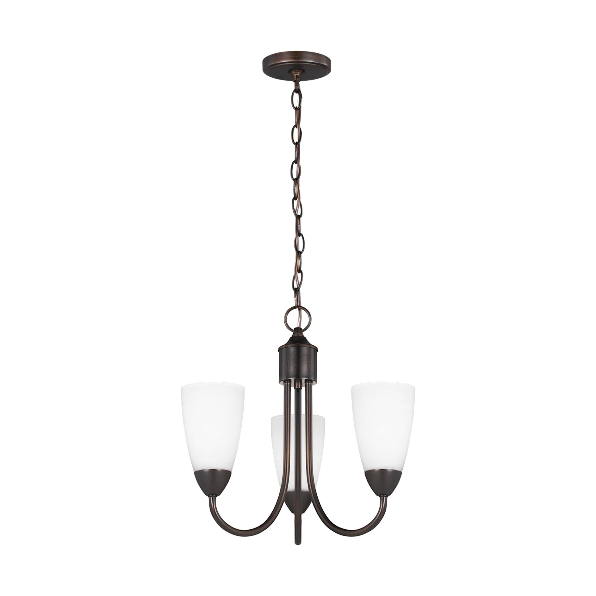 Seville 17" 3-Light LED Chandelier, Bronze Finish - Bees Lighting