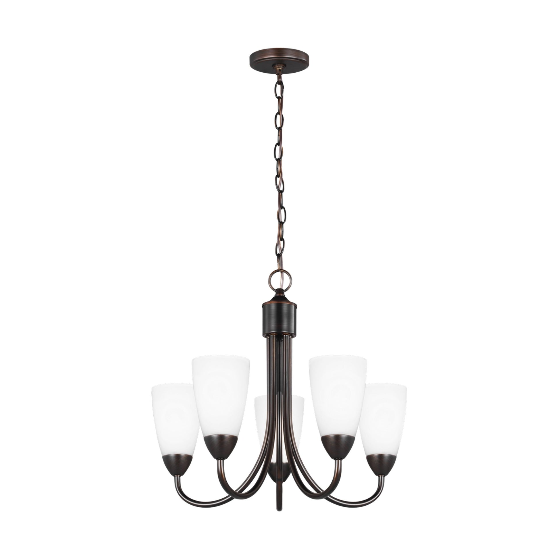 Seville 21" 5-Light Chandelier, Bronze Finish - Bees Lighting