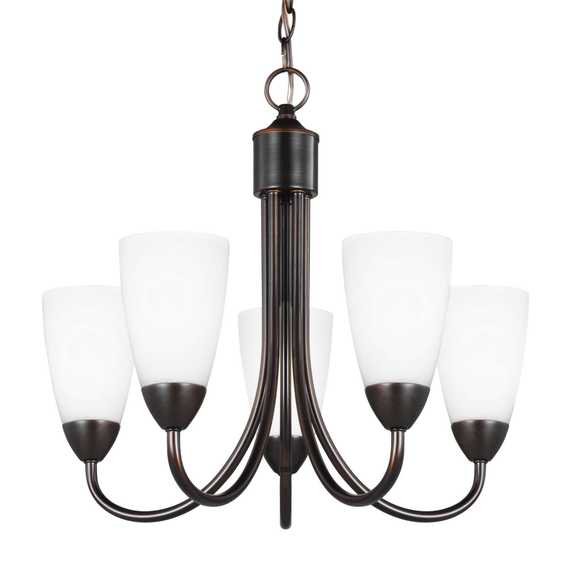 Seville 21" 5-Light LED Chandelier, Bronze Finish - Bees Lighting