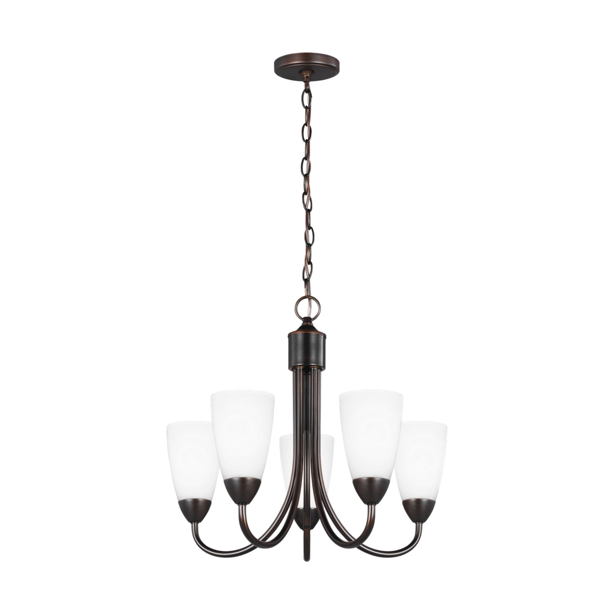 Seville 21" 5-Light LED Chandelier, Bronze Finish - Bees Lighting