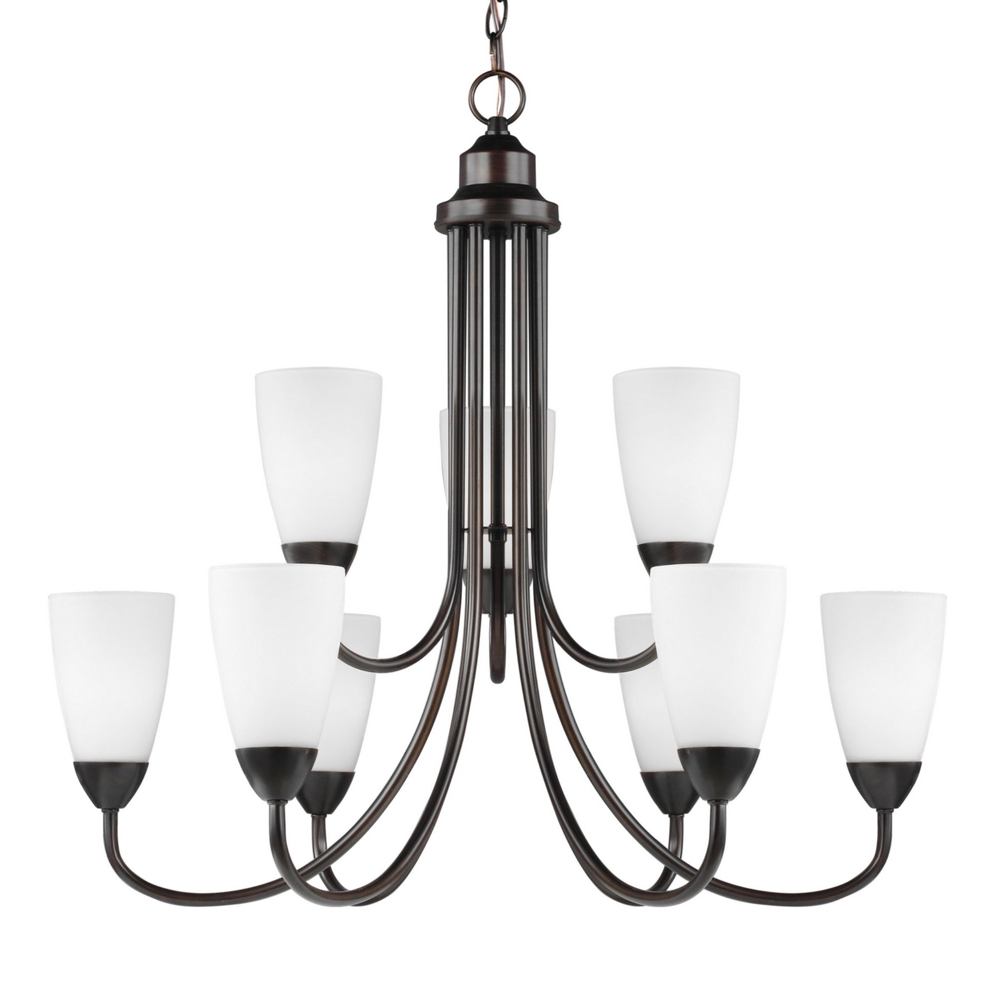 Seville 29" 9-Light Chandelier, Bronze Finish - Bees Lighting