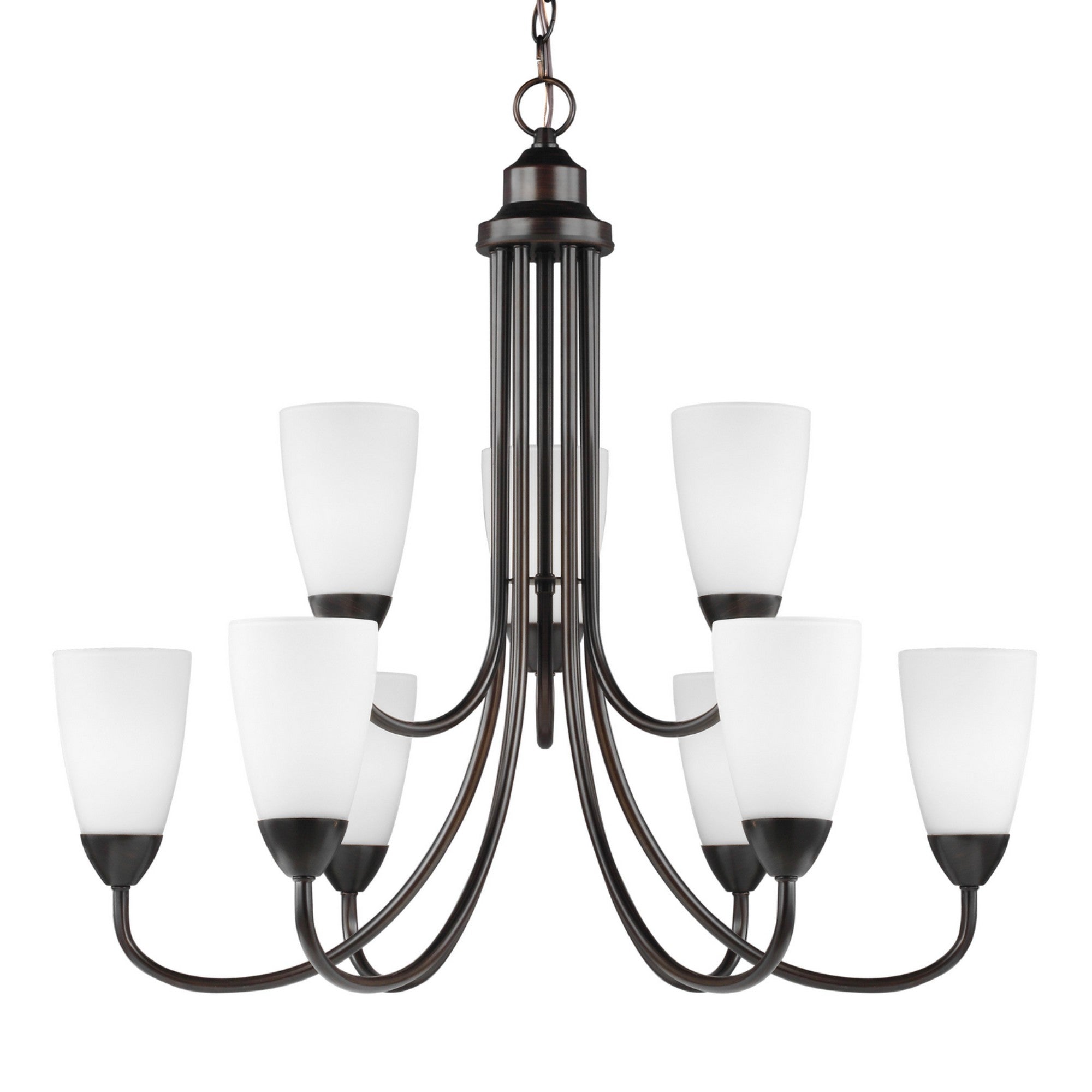 Seville 29" 9-Light Chandelier, Bronze Finish - Bees Lighting
