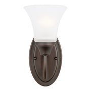 Holman 10" Bath Sconce, Bronze Finish - Bees Lighting