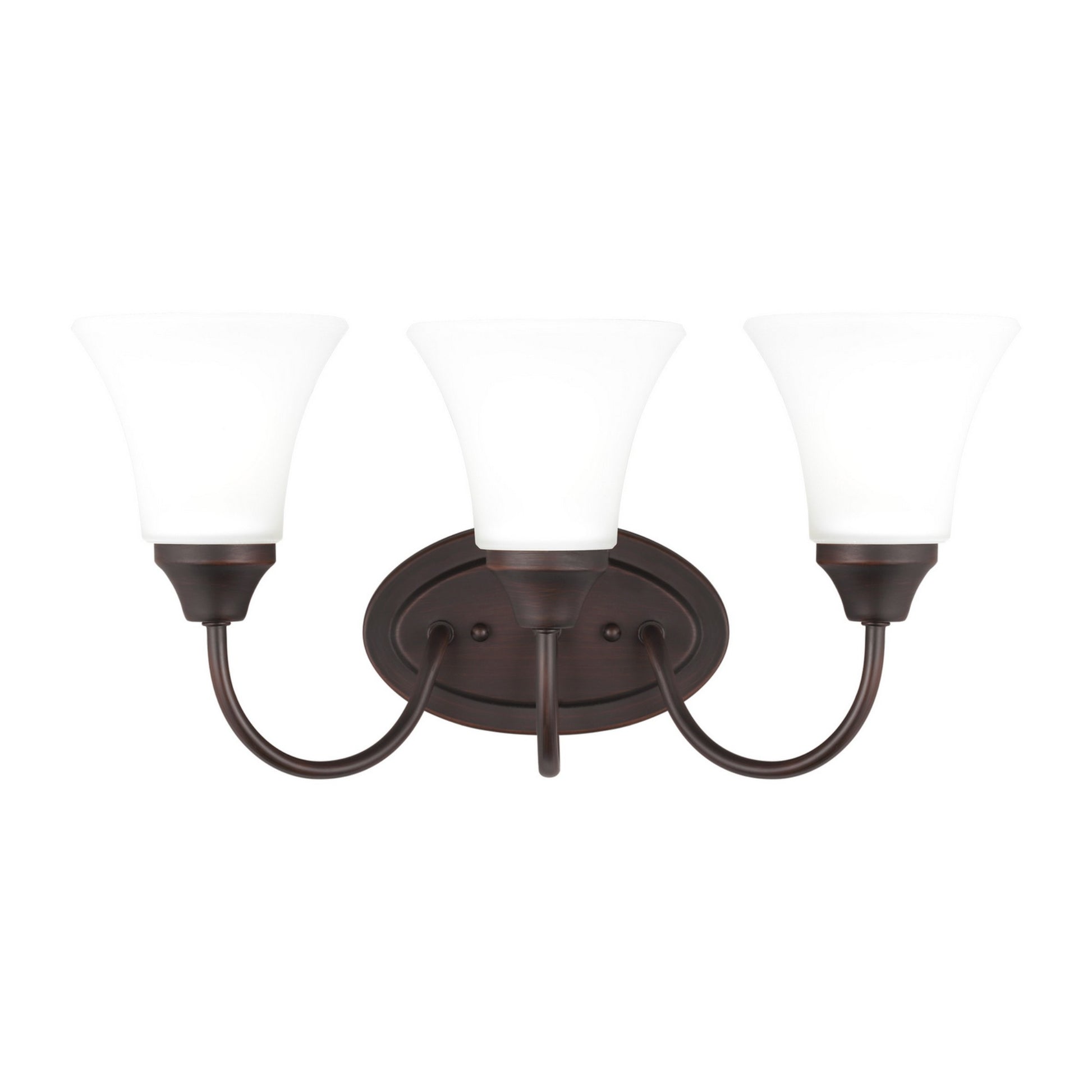 Holman 18" 3-Light LED Bathroom Vanity, Bronze Finish - Bees Lighting