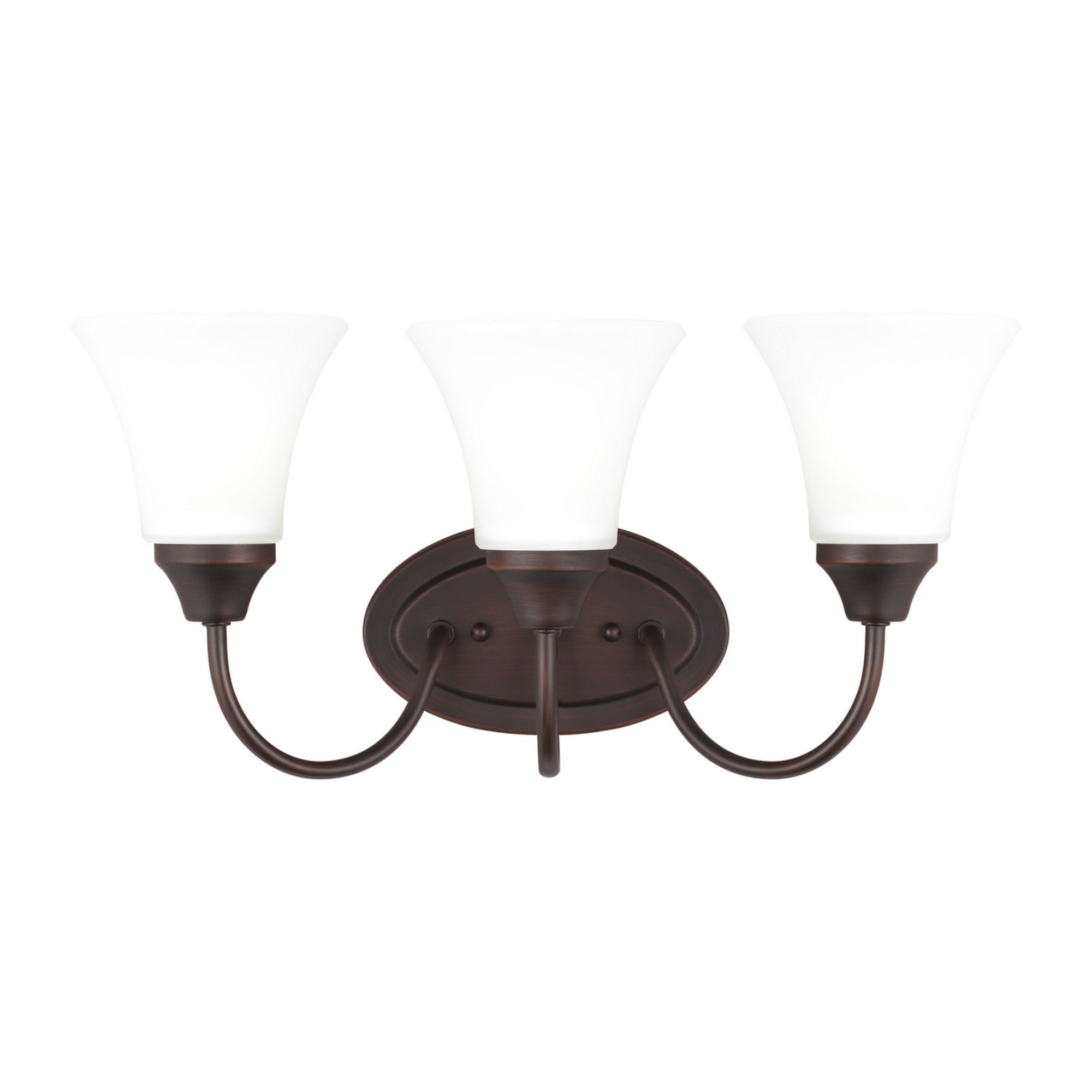 Holman 18" 3-Light LED Bathroom Vanity, Bronze Finish - Bees Lighting