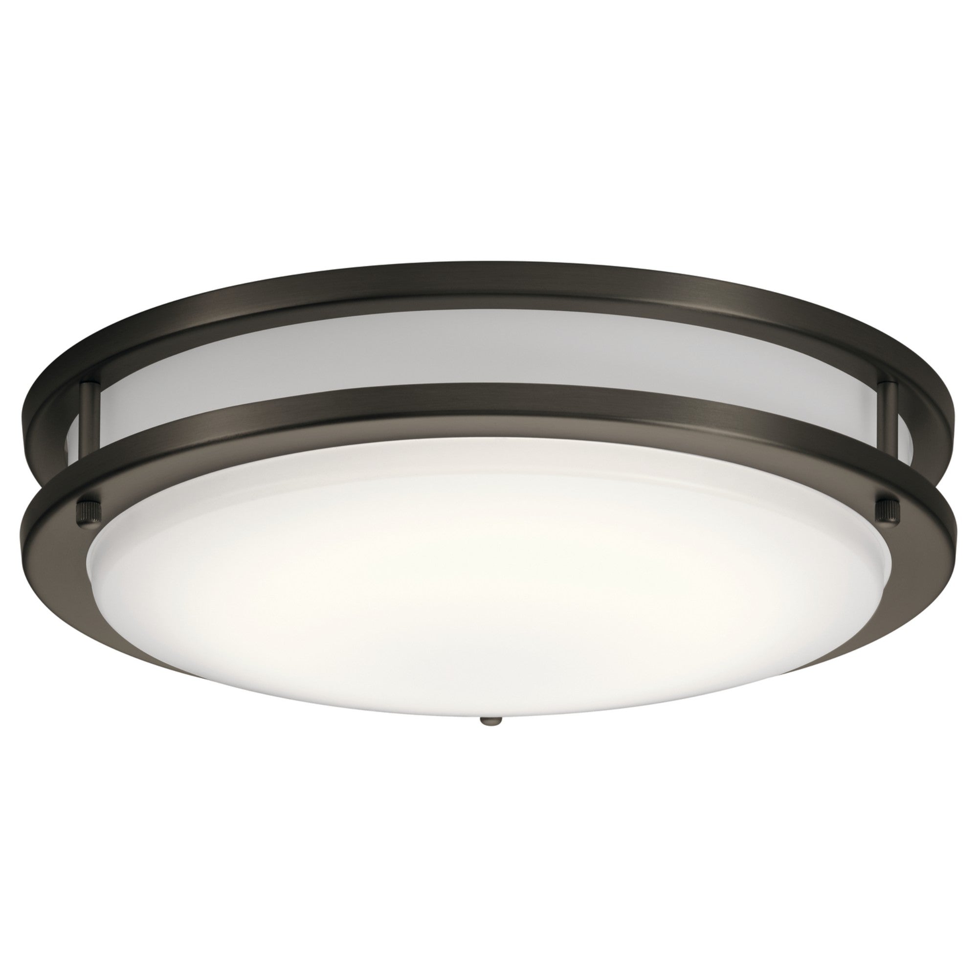 Avon 14" LED Flush Mount, Olde Bronze Finish - Bees Lighting