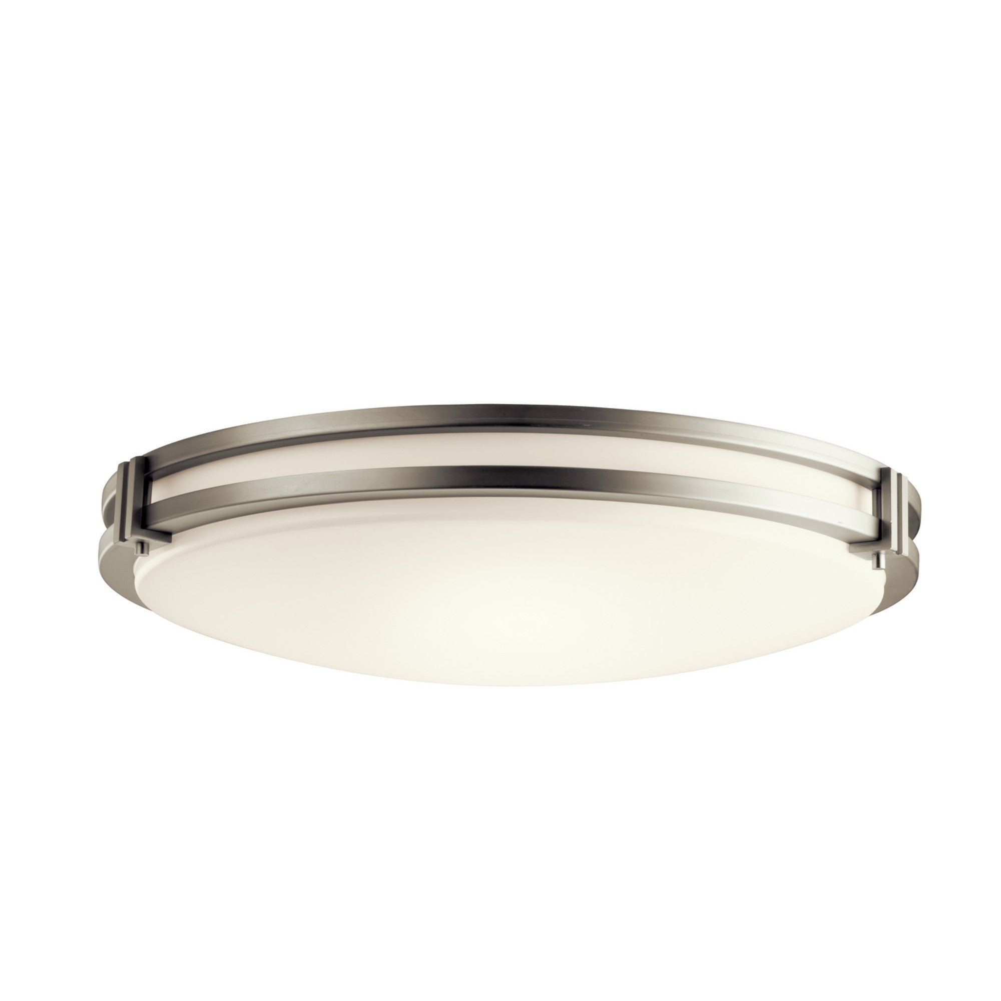Avon 24" LED Flush Mount, Brushed Nickel Finish - Bees Lighting