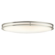 Avon 33" LED Flush Mount, Brushed Nickel Finish - Bees Lighting