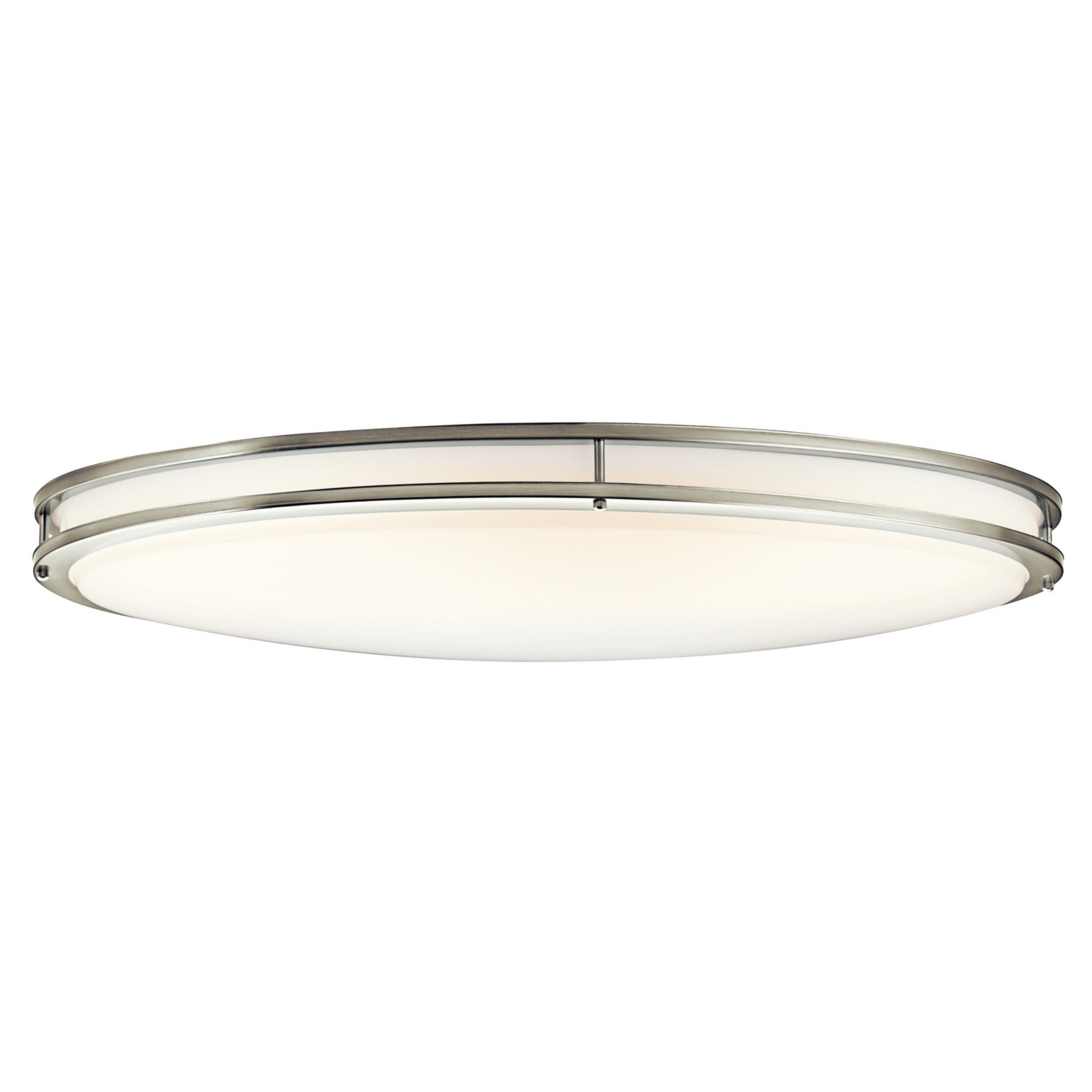 Avon 33" LED Flush Mount, Brushed Nickel Finish - Bees Lighting