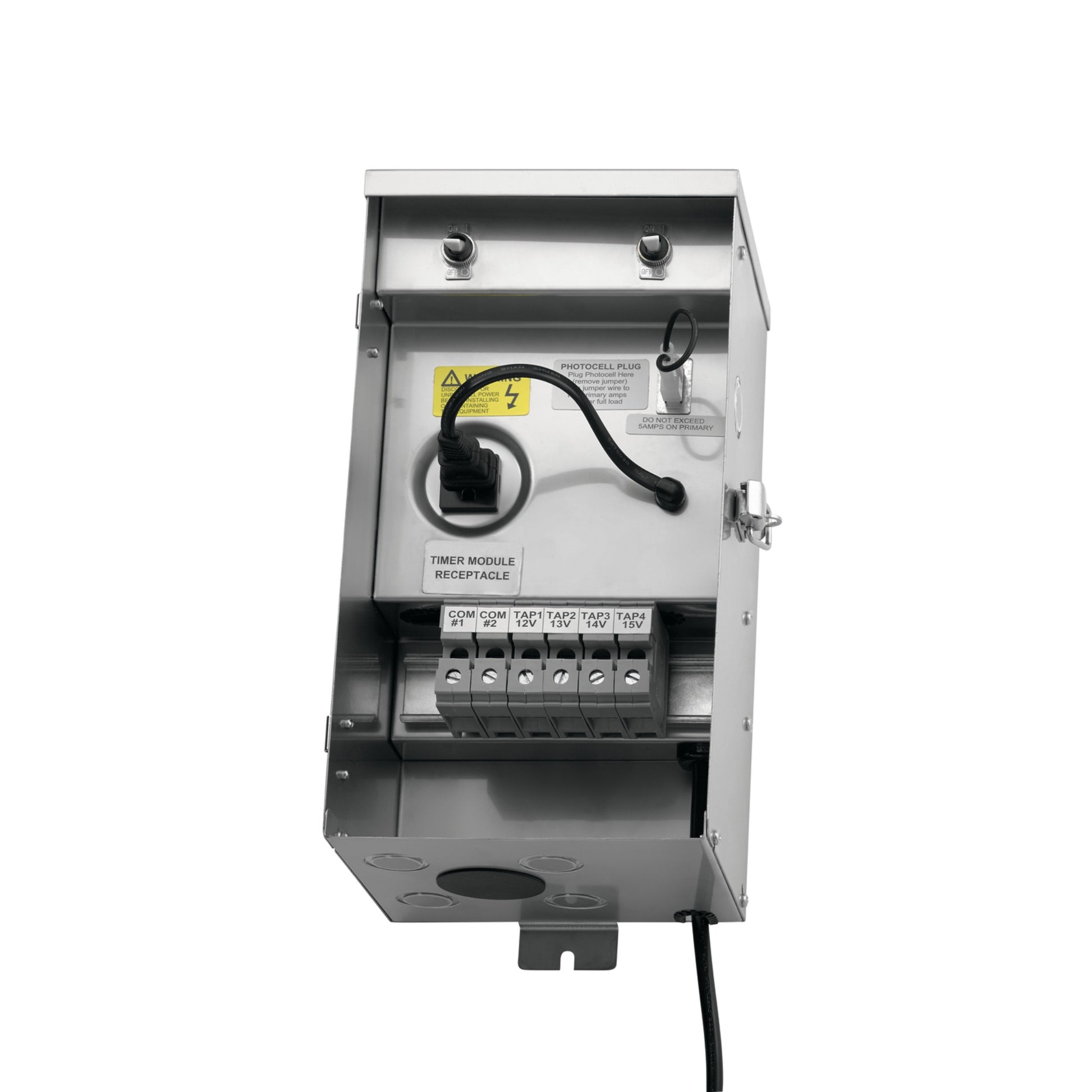 12V AC Landscape Transformer Multi Tap 600W Stainless Steel - Bees Lighting