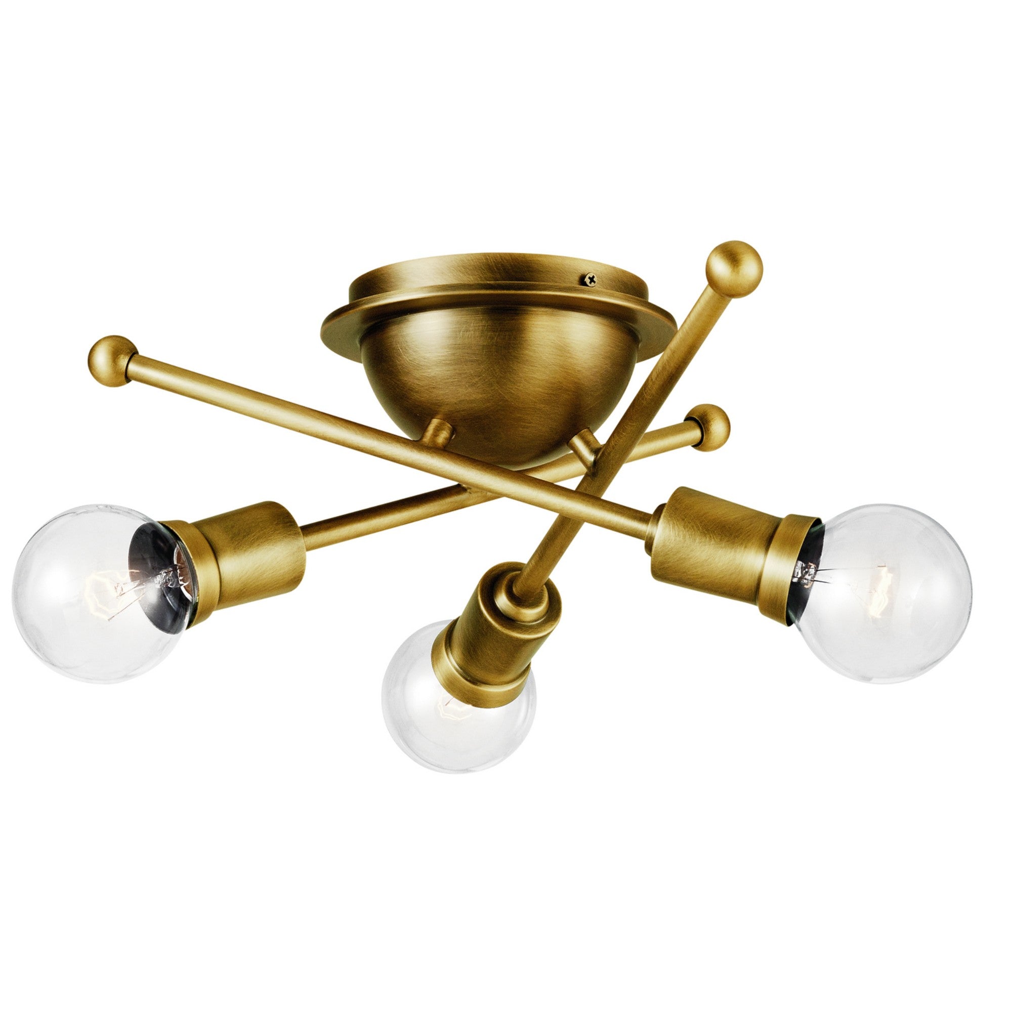 Armstrong 15" 3 Lights Flush Mount Light - Bees Lighting