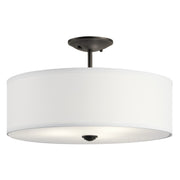 Shailene Round Semi Flush Ceiling Light - Bees Lighting