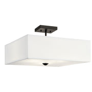 Shailene Square Semi-Flush Mount Ceiling Light - Bees Lighting
