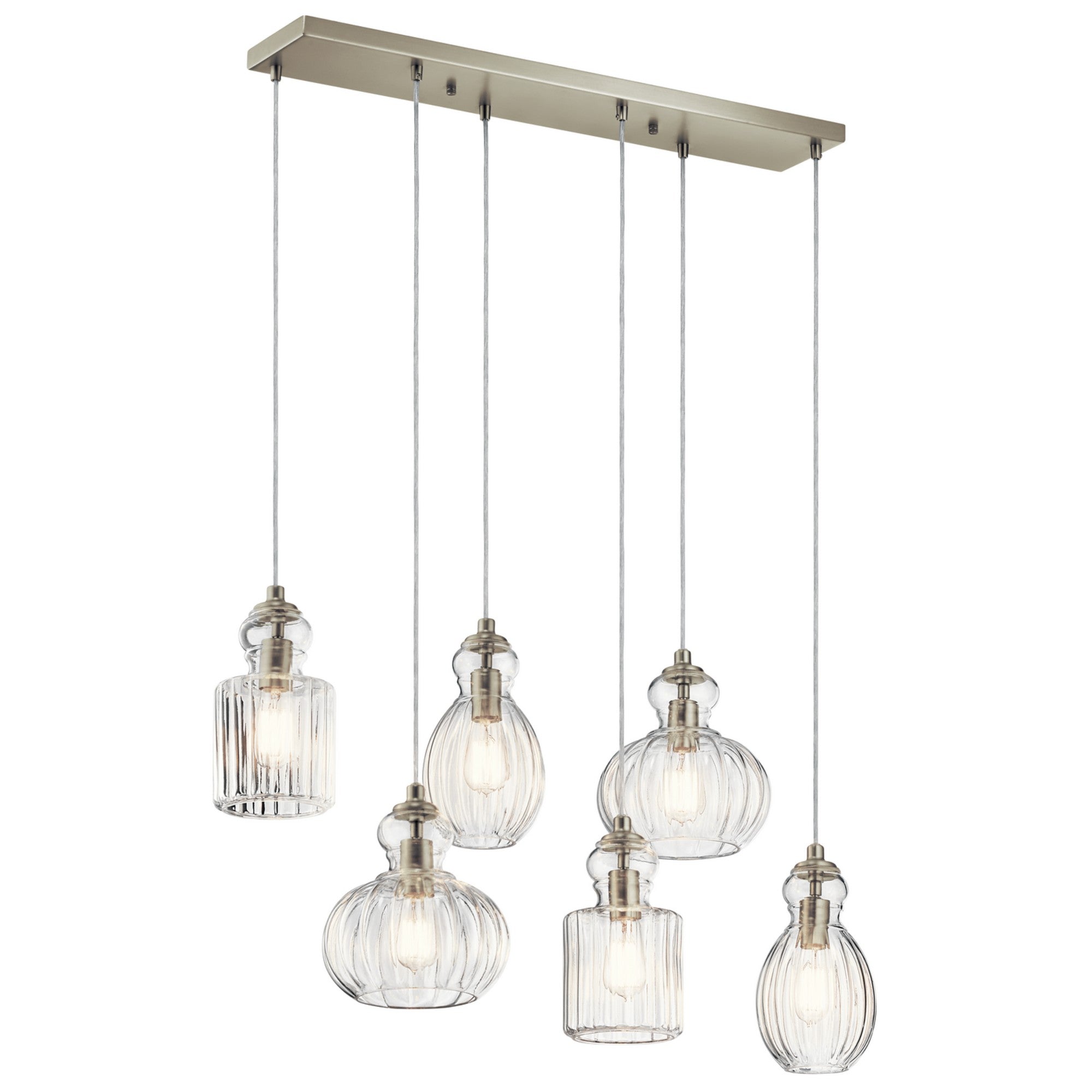 Riviera 35.5" Linear Chandelier - Bees Lighting