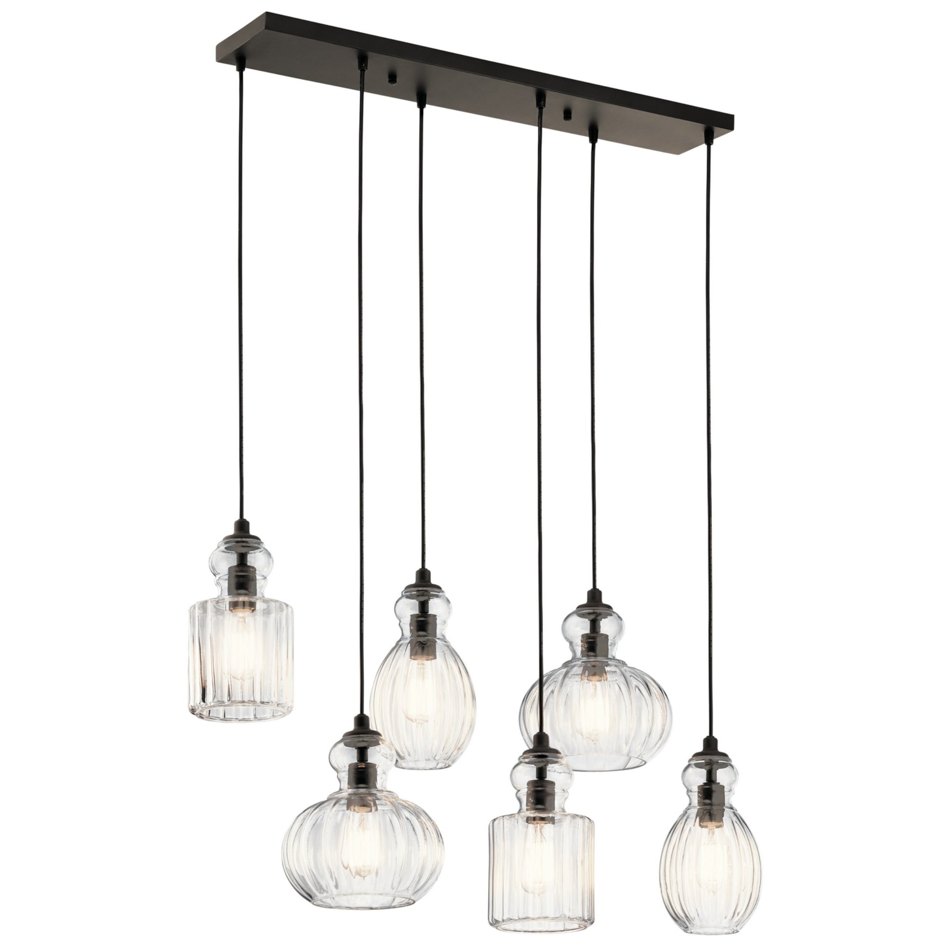 Riviera 35.5" Linear Chandelier - Bees Lighting