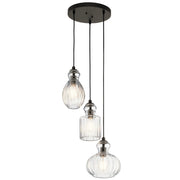 Riviera 18" 3-Light Pendant - Bees Lighting