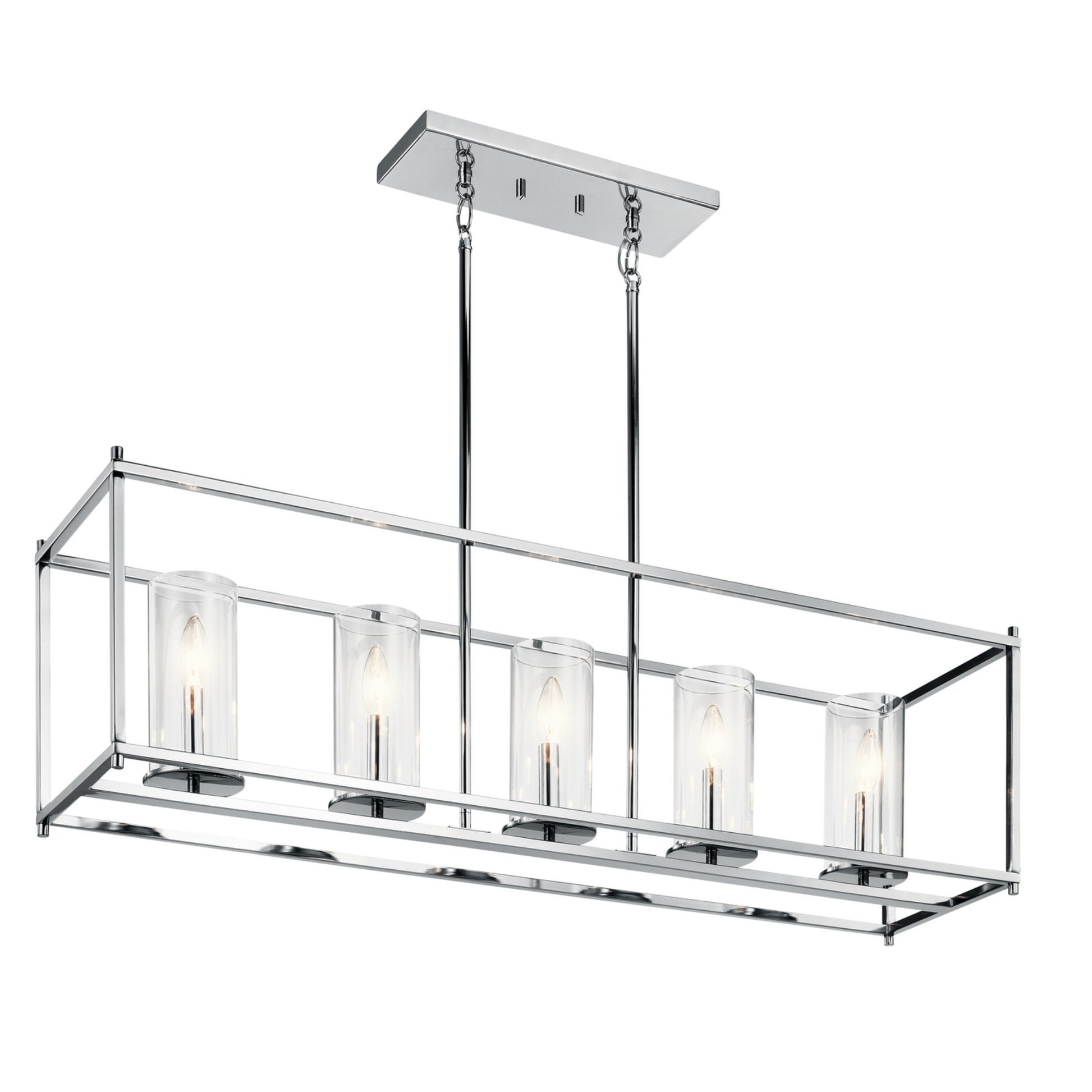 Crosby 42" 5-Light Linear Chandelier - Bees Lighting