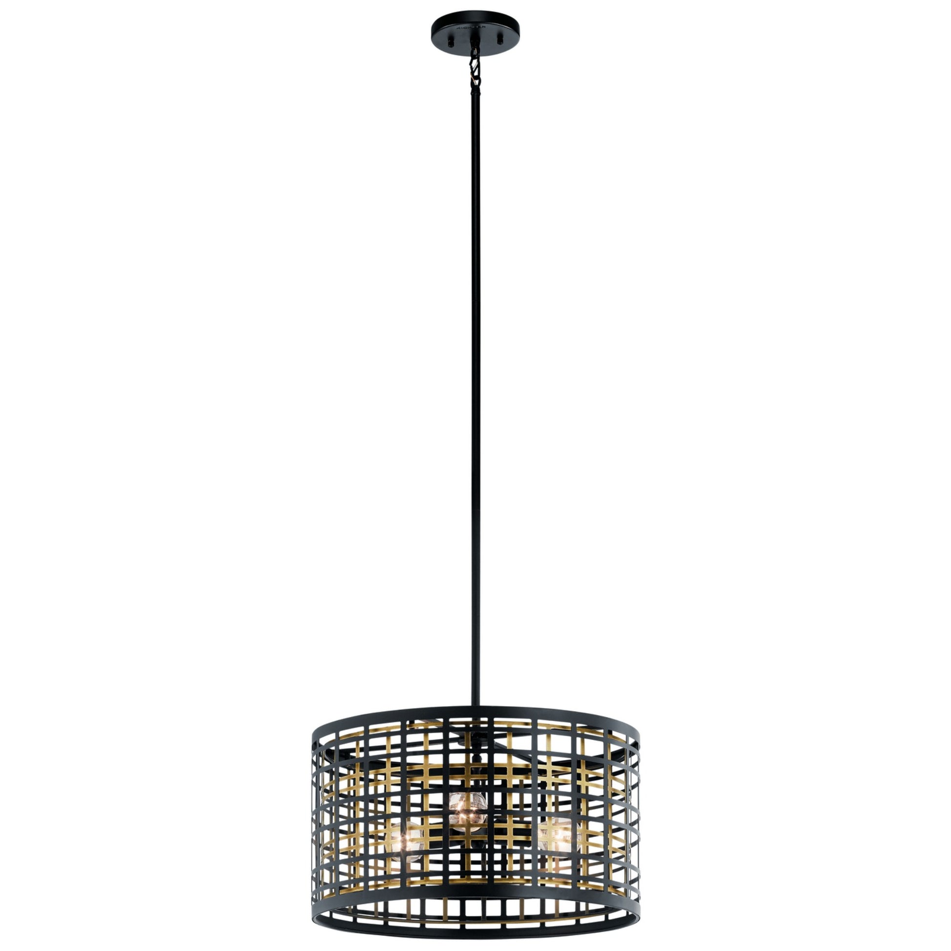 Aldergate 18" 3-Light Pendant, Black Finish - Bees Lighting