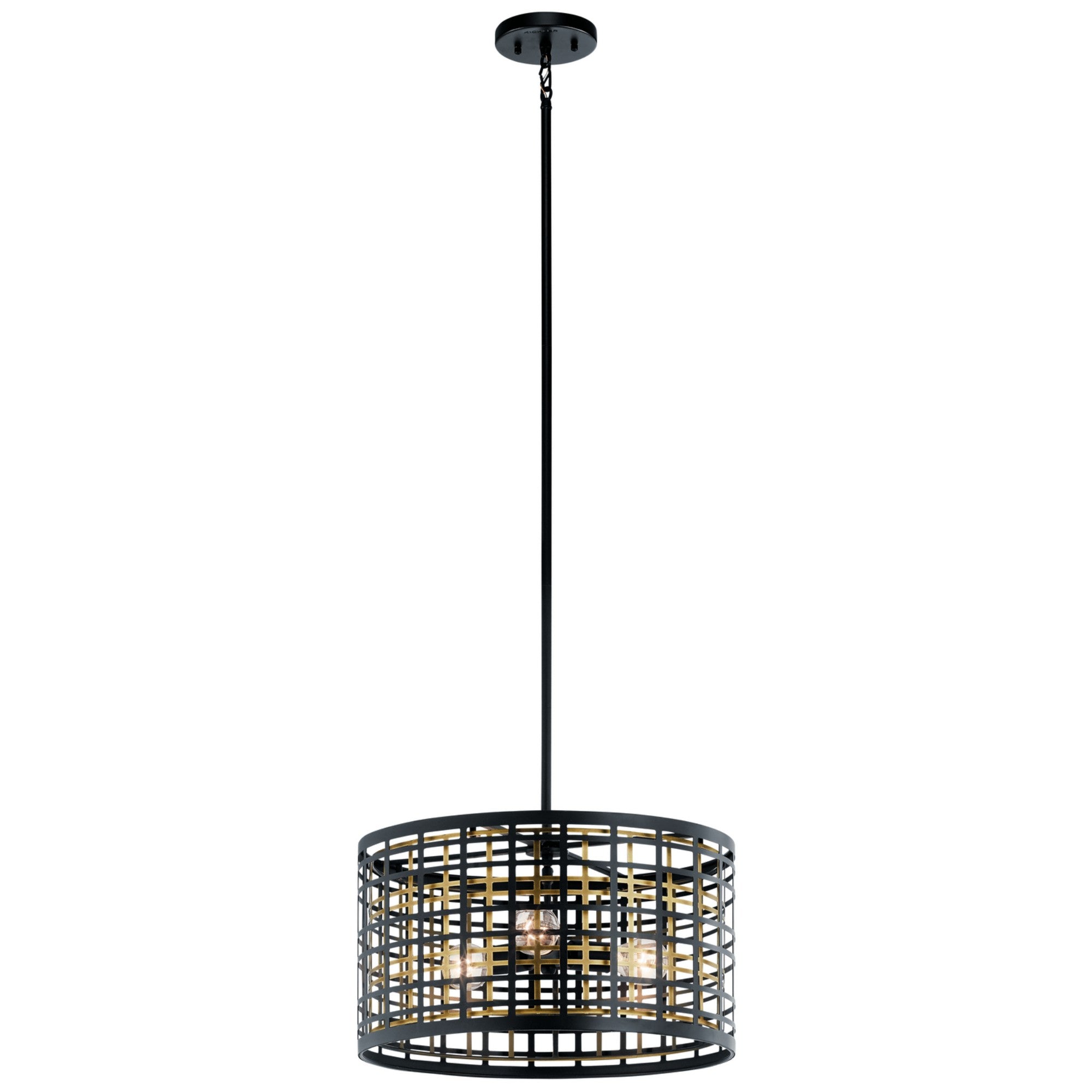 Aldergate 18" 3-Light Pendant, Black Finish - Bees Lighting