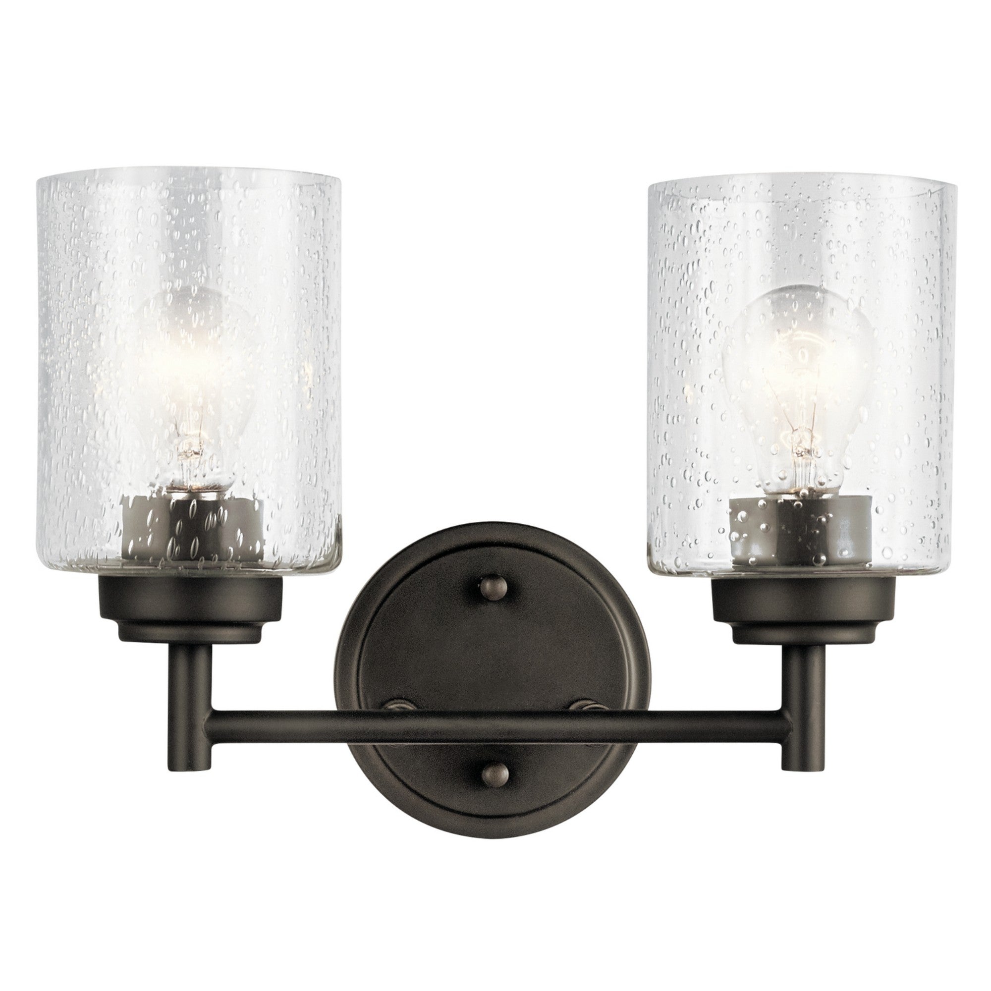 Winslow 13" 2-Light Bath Vanity Light, Olde Bronze Finish - Bees Lighting