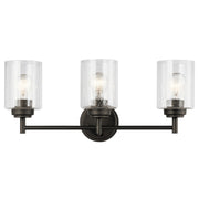 Winslow 22" 3-Light Bath Vanity Light, Olde Bronze Finish - Bees Lighting
