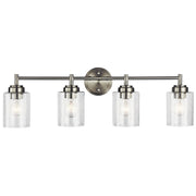 Winslow 30" 4-Light Bath Vanity Light, Brushed Nickel Finish - Bees Lighting
