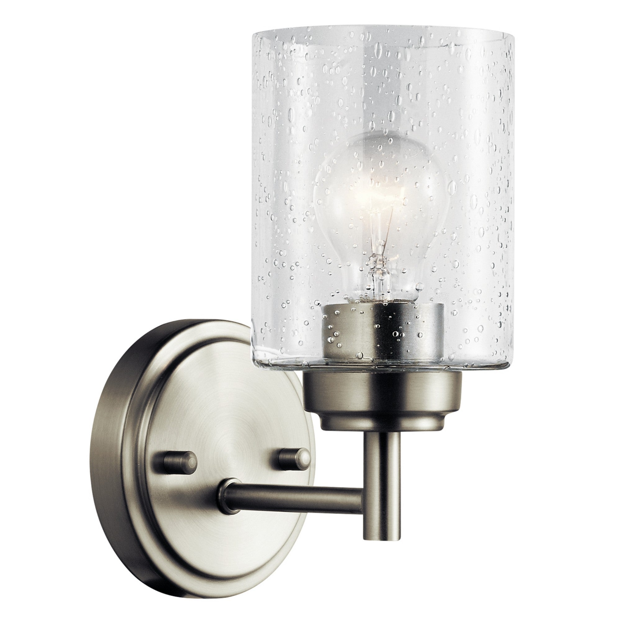 Winslow 5" Wall Sconce, Brushed Nickel Finish - Bees Lighting