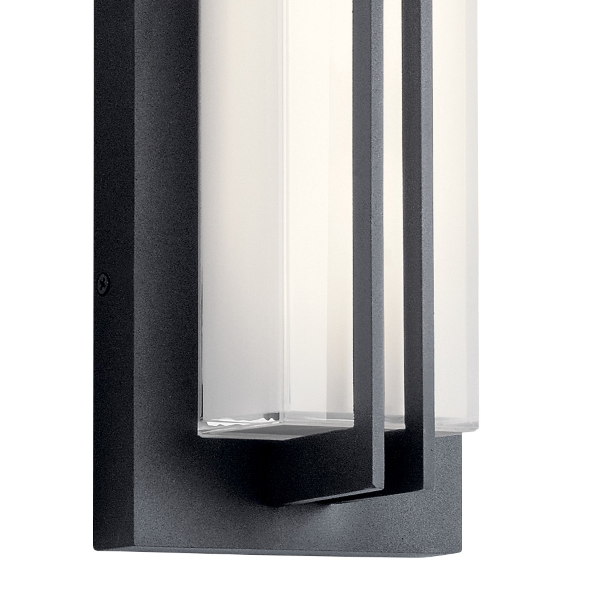 Manhattan 16" LED Outdoor Wall Light, Textured Black Finish - Bees Lighting