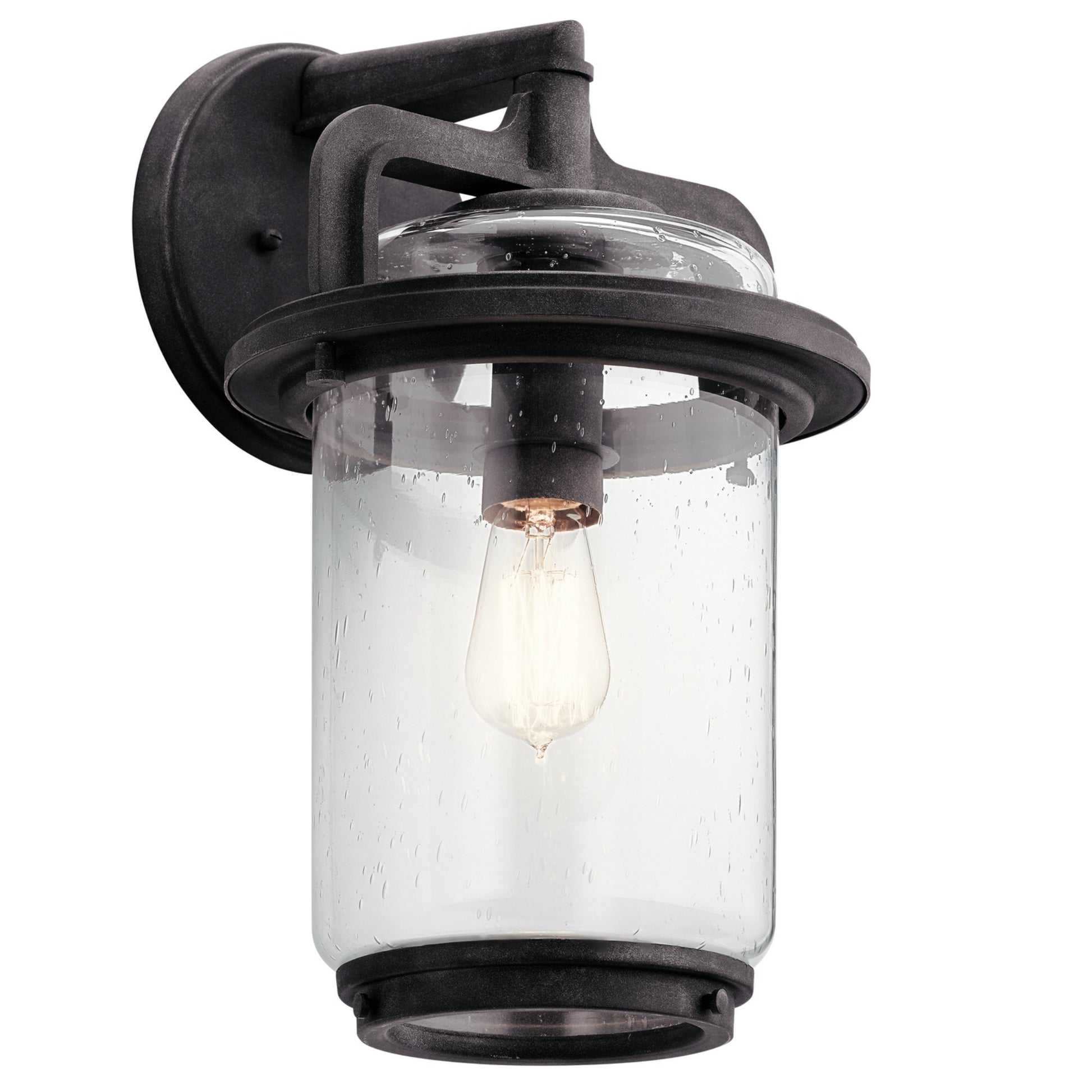 Andover Outdoor Wall Sconce Weathered Zinc - Bees Lighting