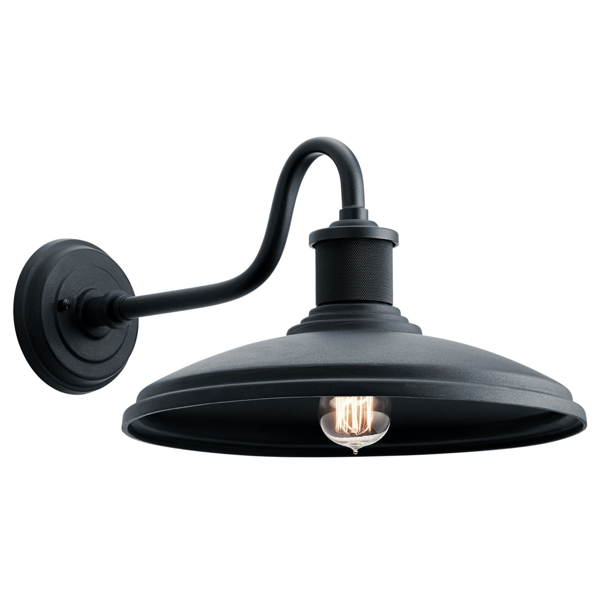Allenbury 14 in. Outdoor Barn Light Black Finish
