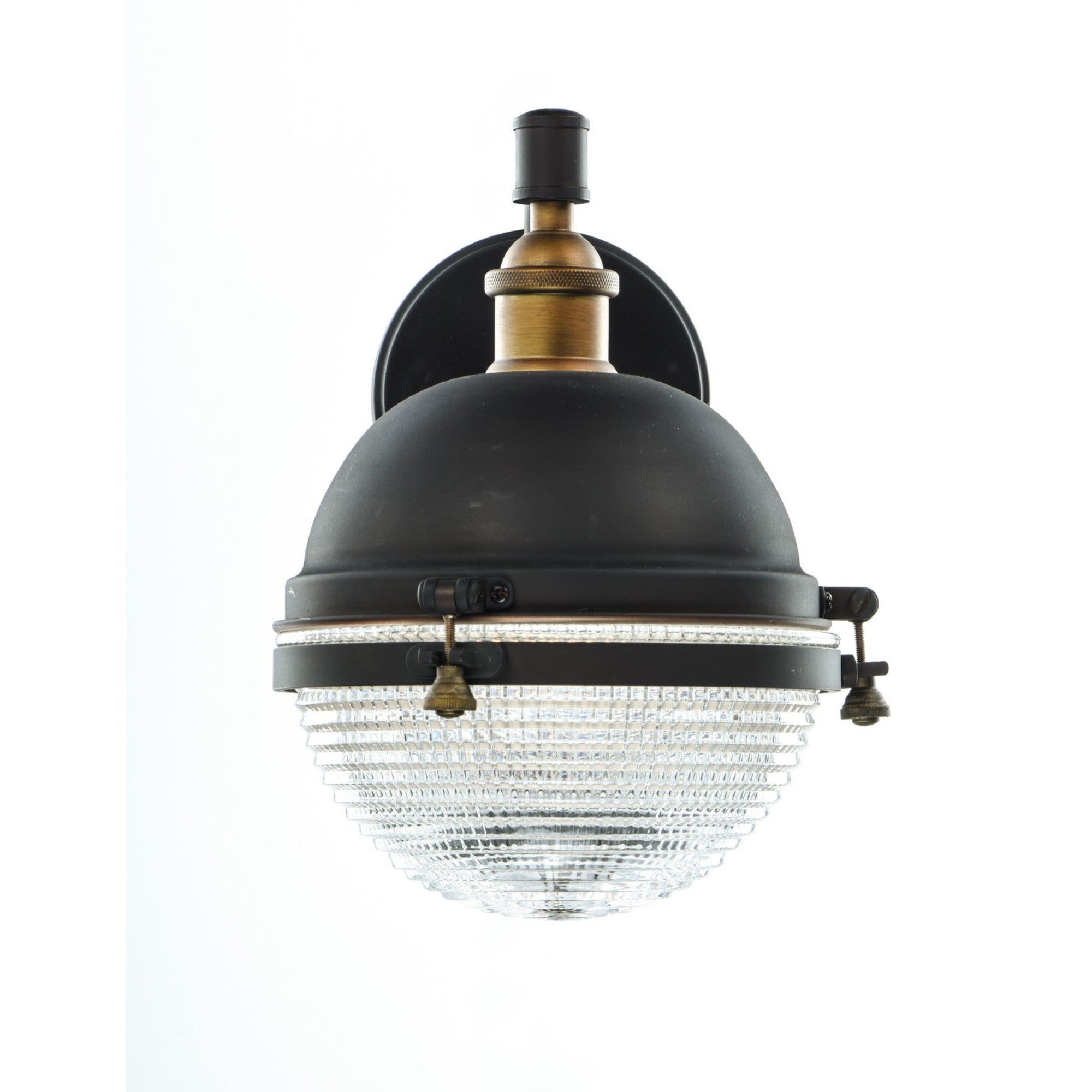 Portside 10" Dome Outdoor Wall Lantern, Oil Rubbed Bronze Finish - Bees Lighting