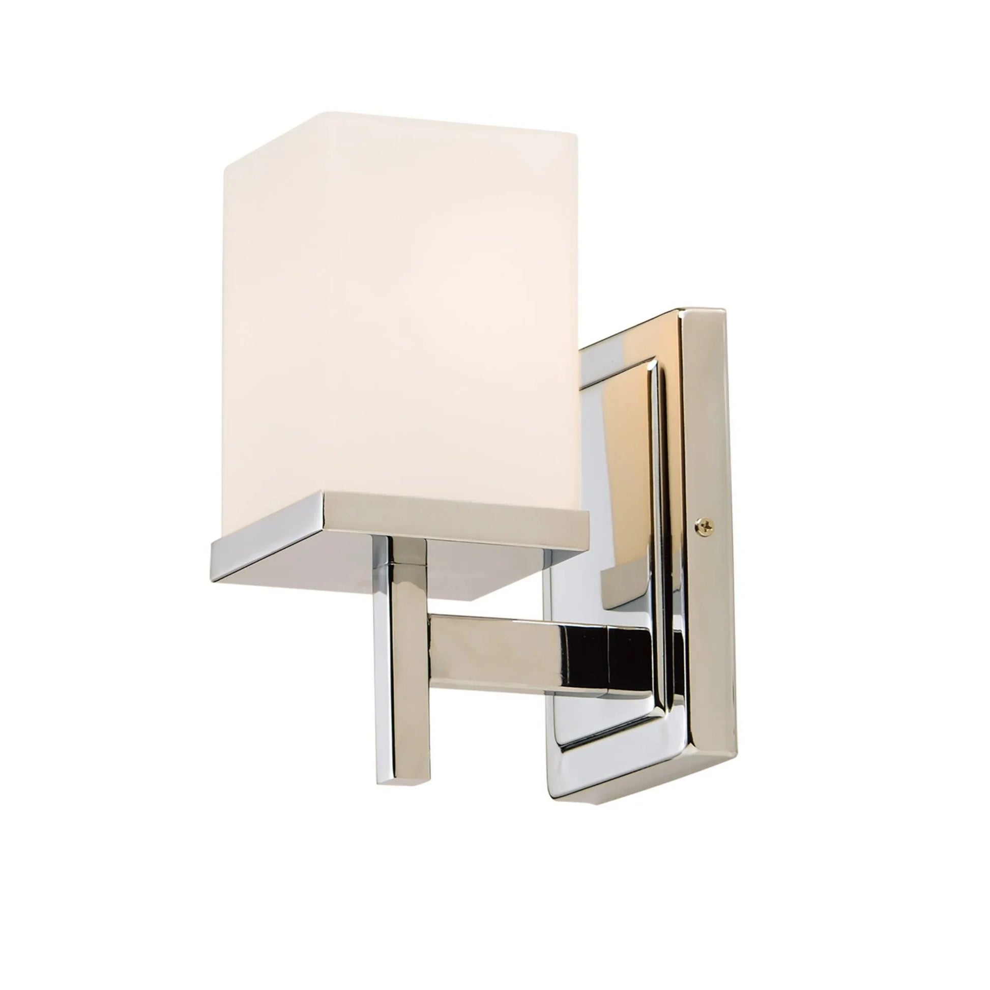 Tetra 9" Bath Vanity, Polished Chrome Finish - Bees Lighting