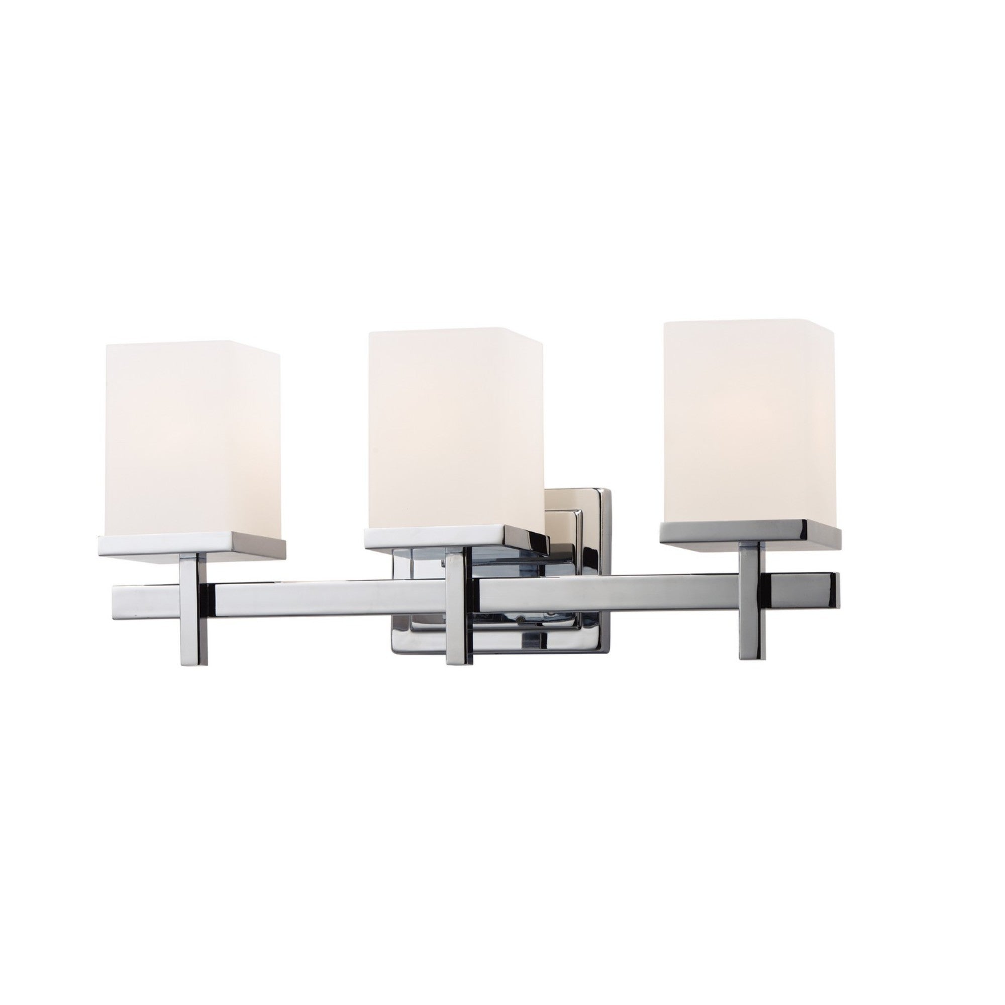 Tetra 22" 3-Light Bath Vanity, Polished Chrome Finish - Bees Lighting