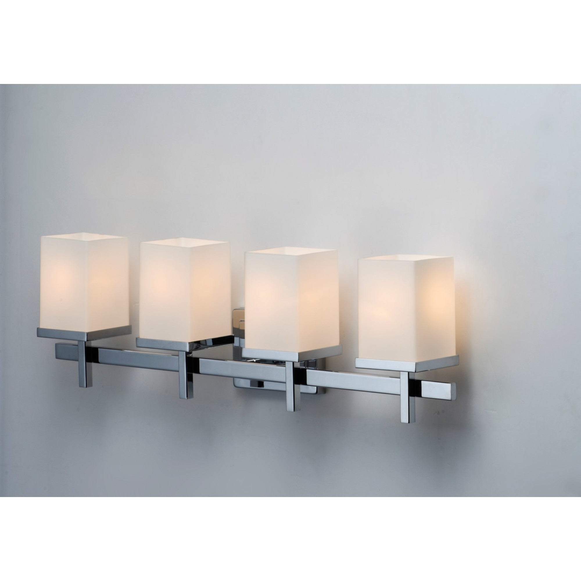 Tetra 30" 4-Light Bath Vanity, Polished Chrome Finish - Bees Lighting
