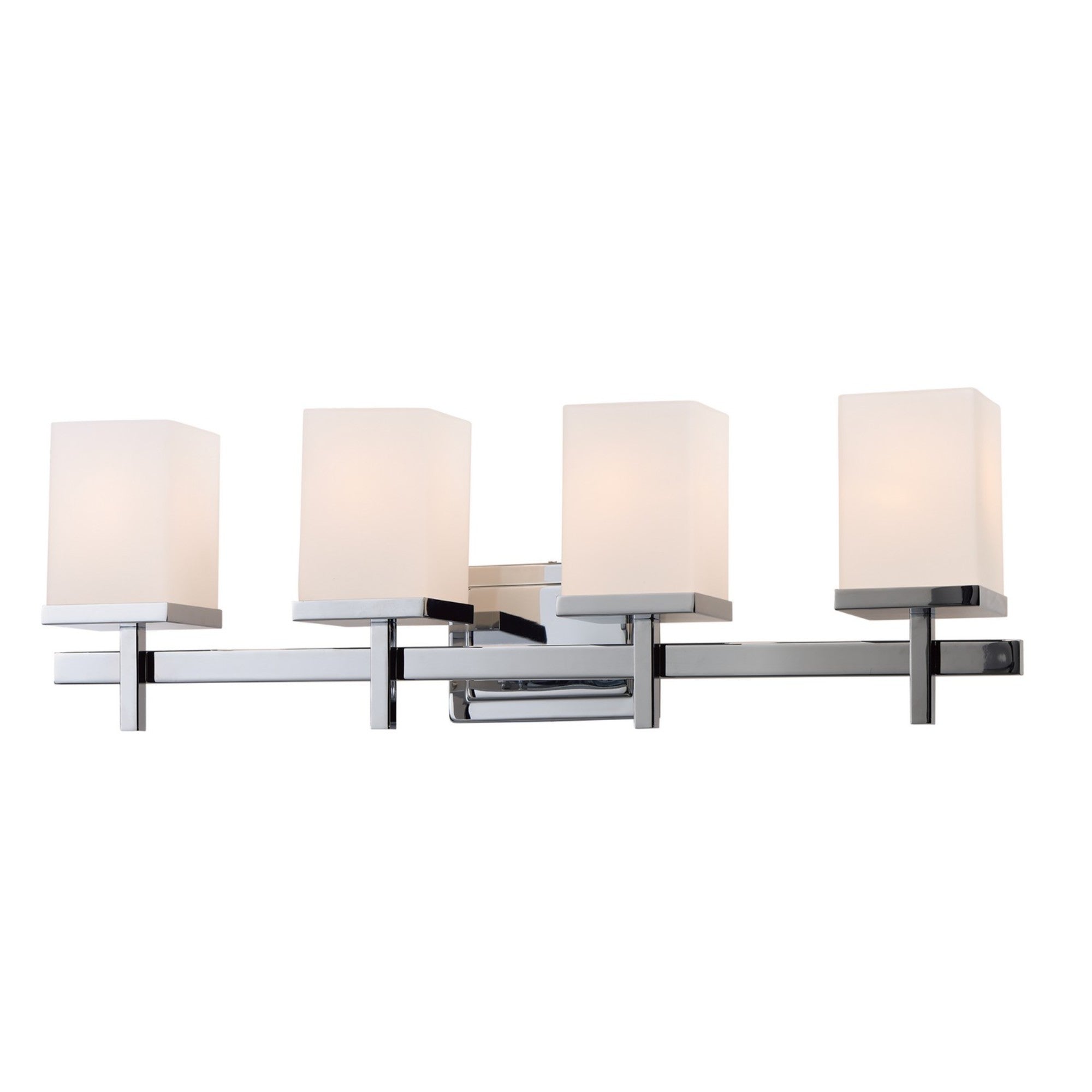 Tetra 30" 4-Light Bath Vanity, Polished Chrome Finish