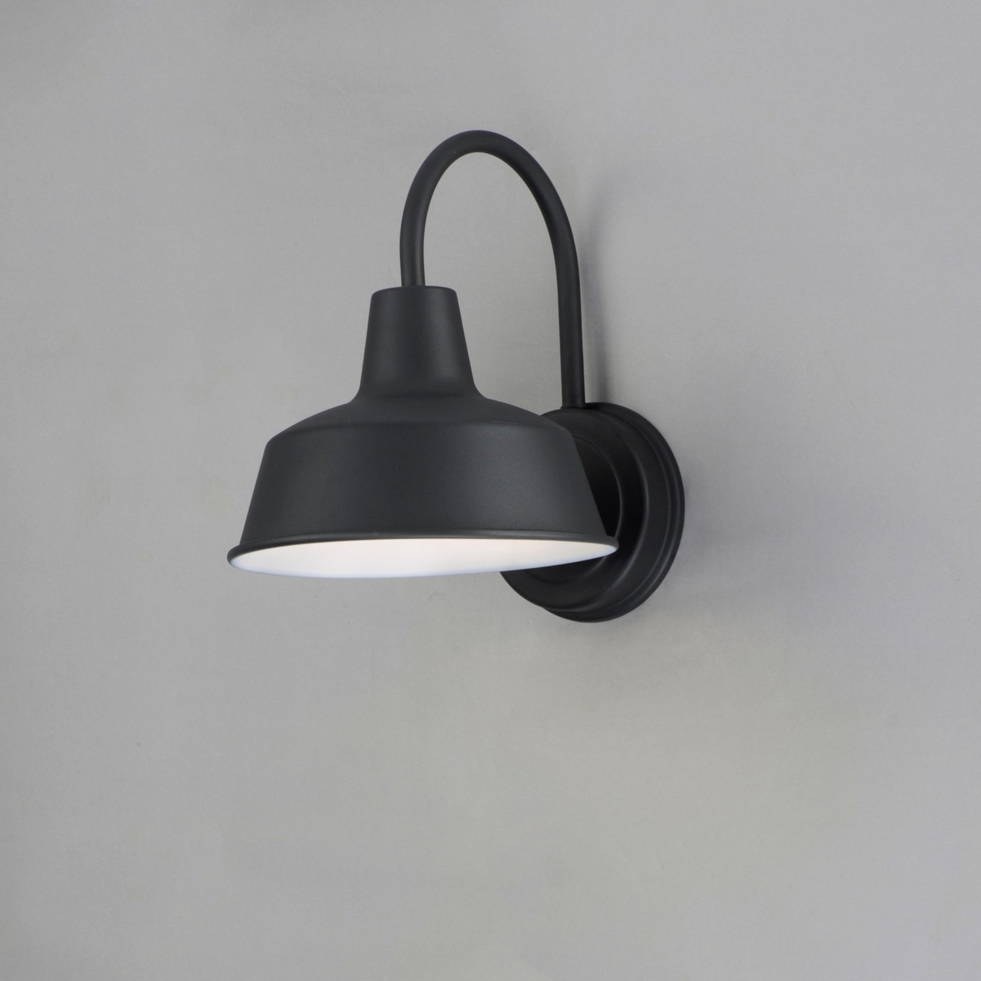 Pier M 11" Outdoor Wall Lantern, Black Finish - Bees Lighting