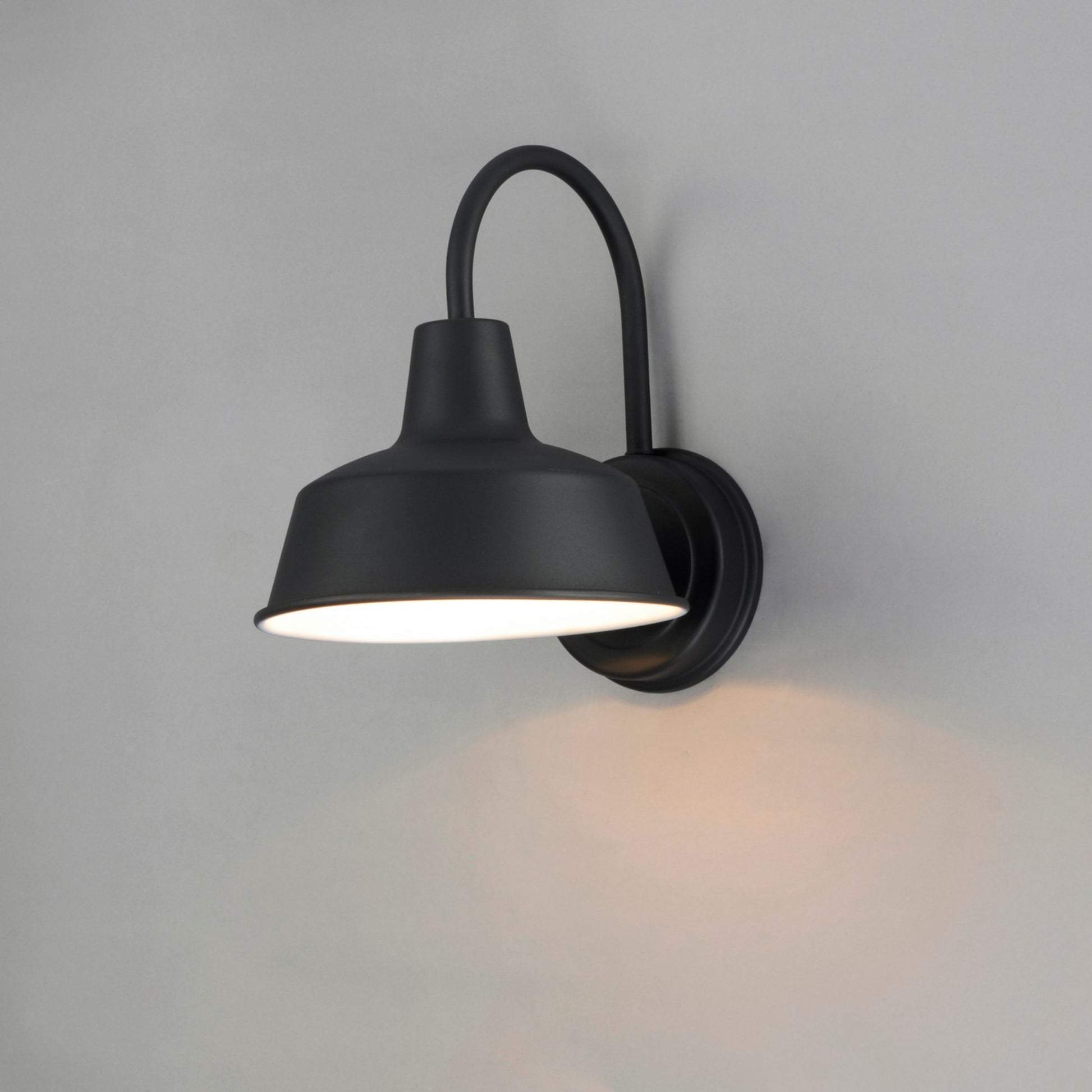 Pier M 11" Outdoor Wall Lantern, Black Finish - Bees Lighting