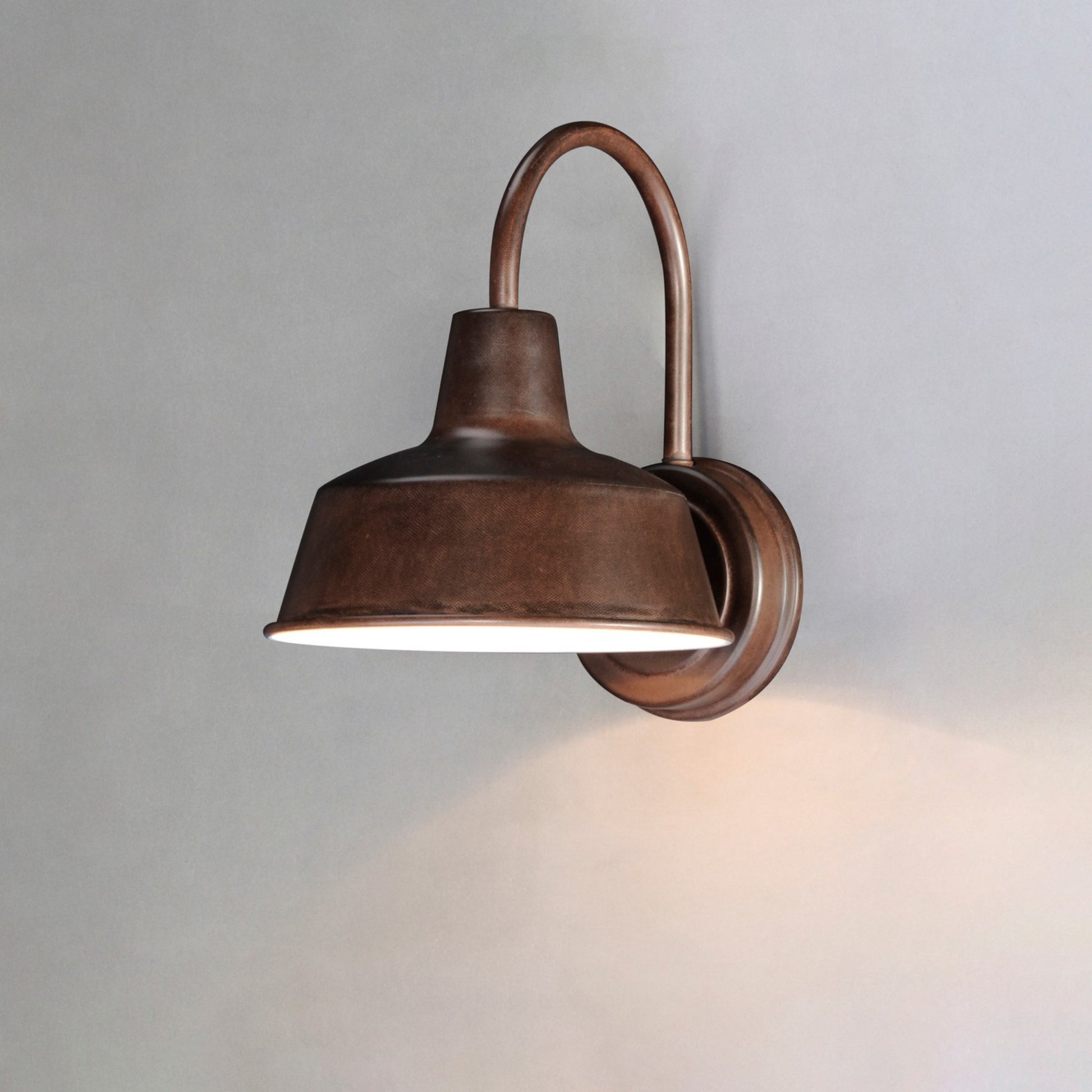 Pier M 11" Outdoor Wall Lantern, Empire Bronze Finish - Bees Lighting