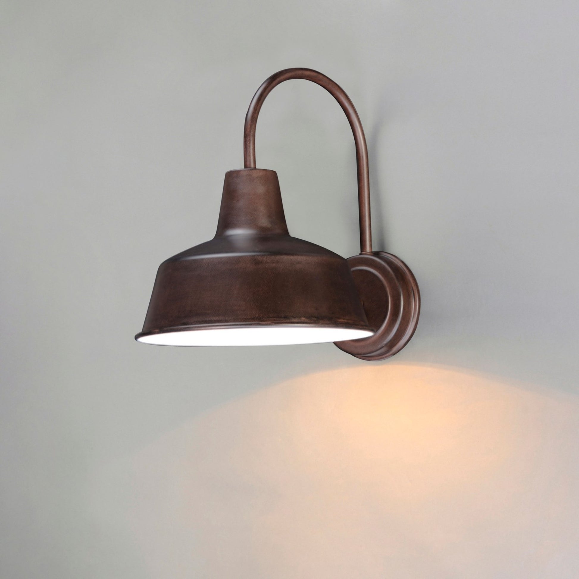 Pier M 13" Outdoor Wall Lantern, Empire Bronze Finish - Bees Lighting