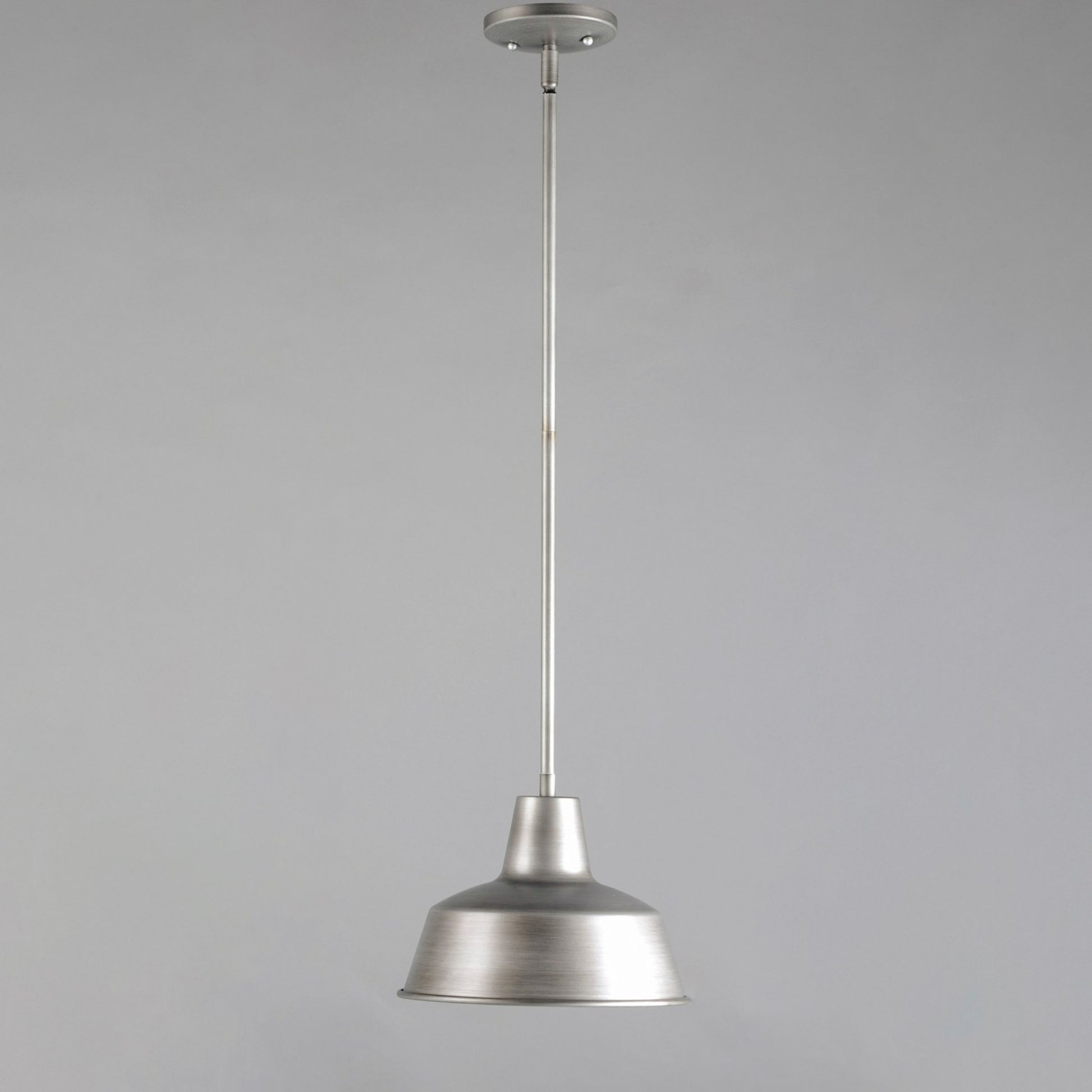 Pier M 10" Outdoor Pendant, Weathered Zinc Finish - Bees Lighting