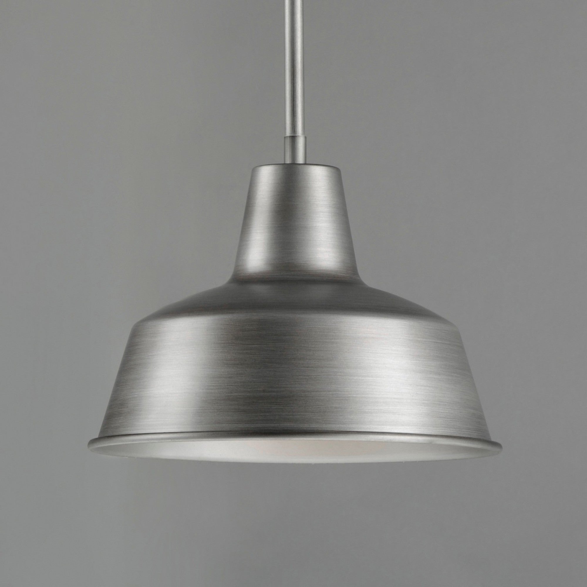 Pier M 10" Outdoor Pendant, Weathered Zinc Finish - Bees Lighting