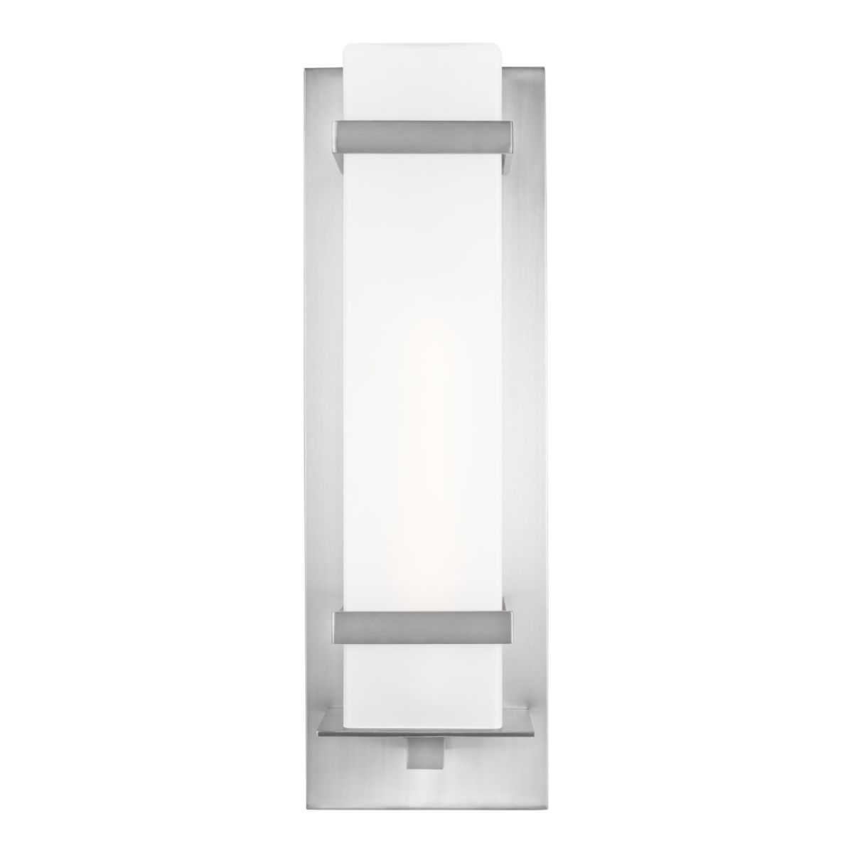 Alban 25 In. Rectangular Outdoor Wall Sconce Aluminum Finish - Bees Lighting